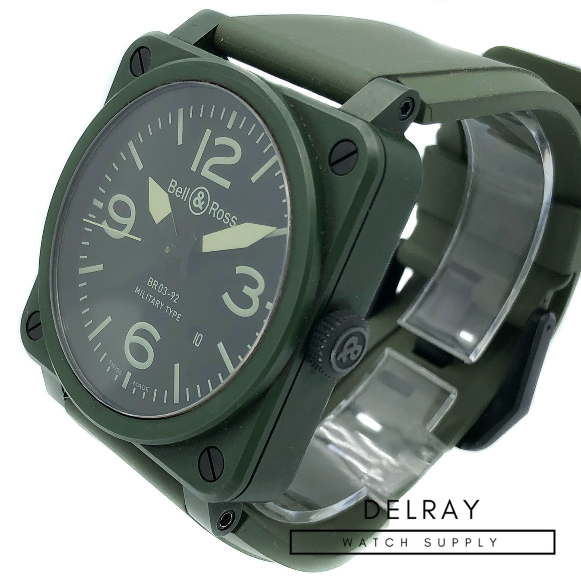 Bell and Ross BR03-92 Military Green Ceramic