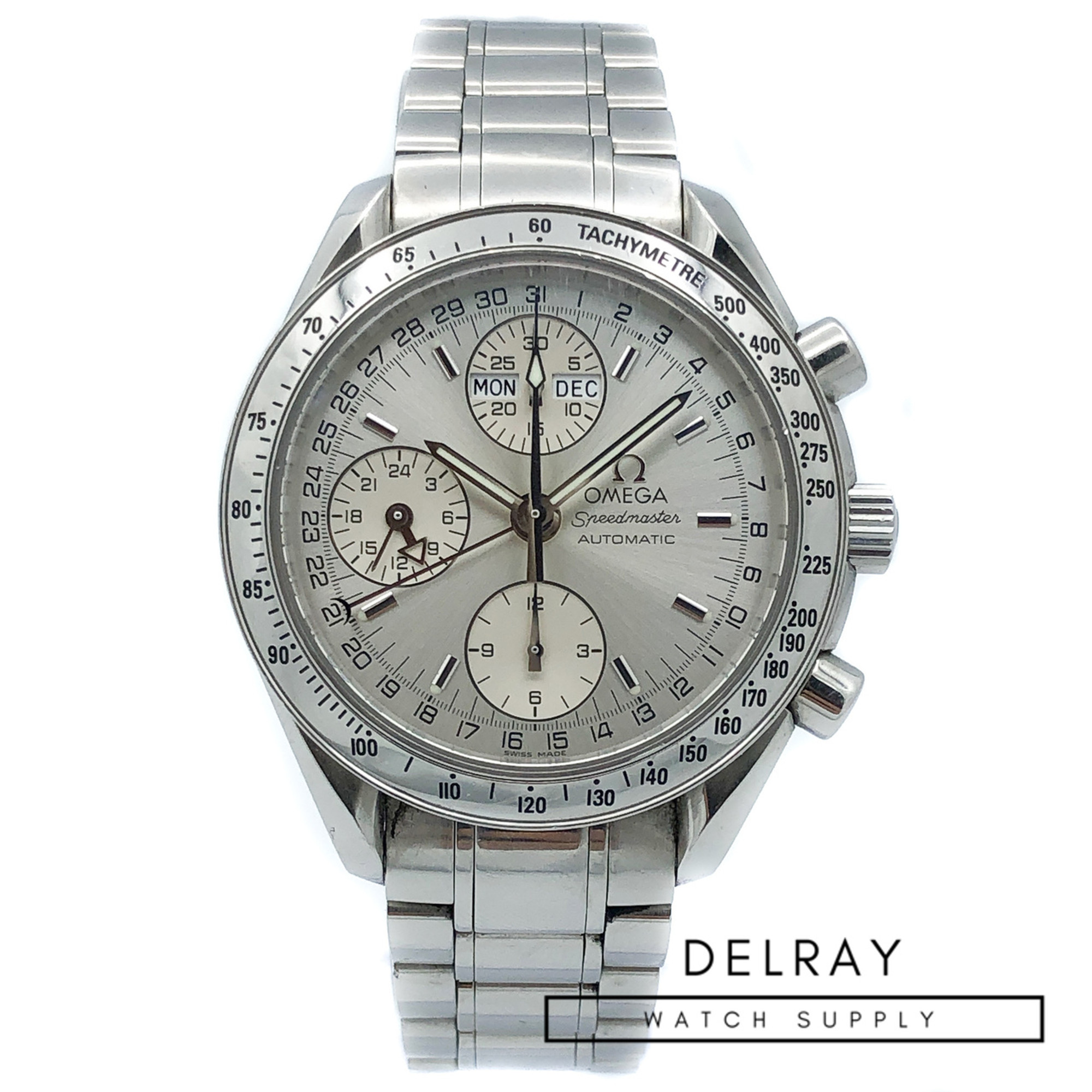 Omega Speedmaster Triple Calendar Silver Dial