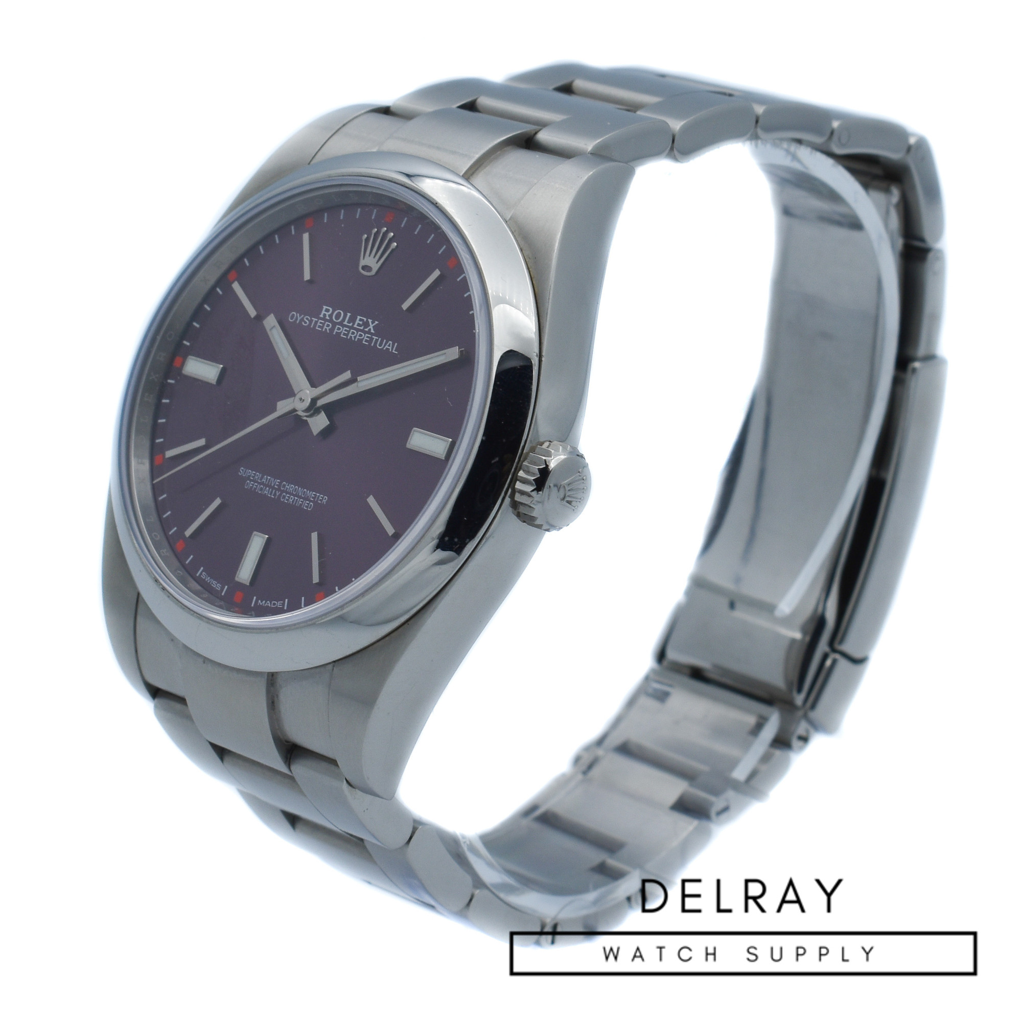 Rolex Oyster Perpetual 39 114300 "Grape Dial"