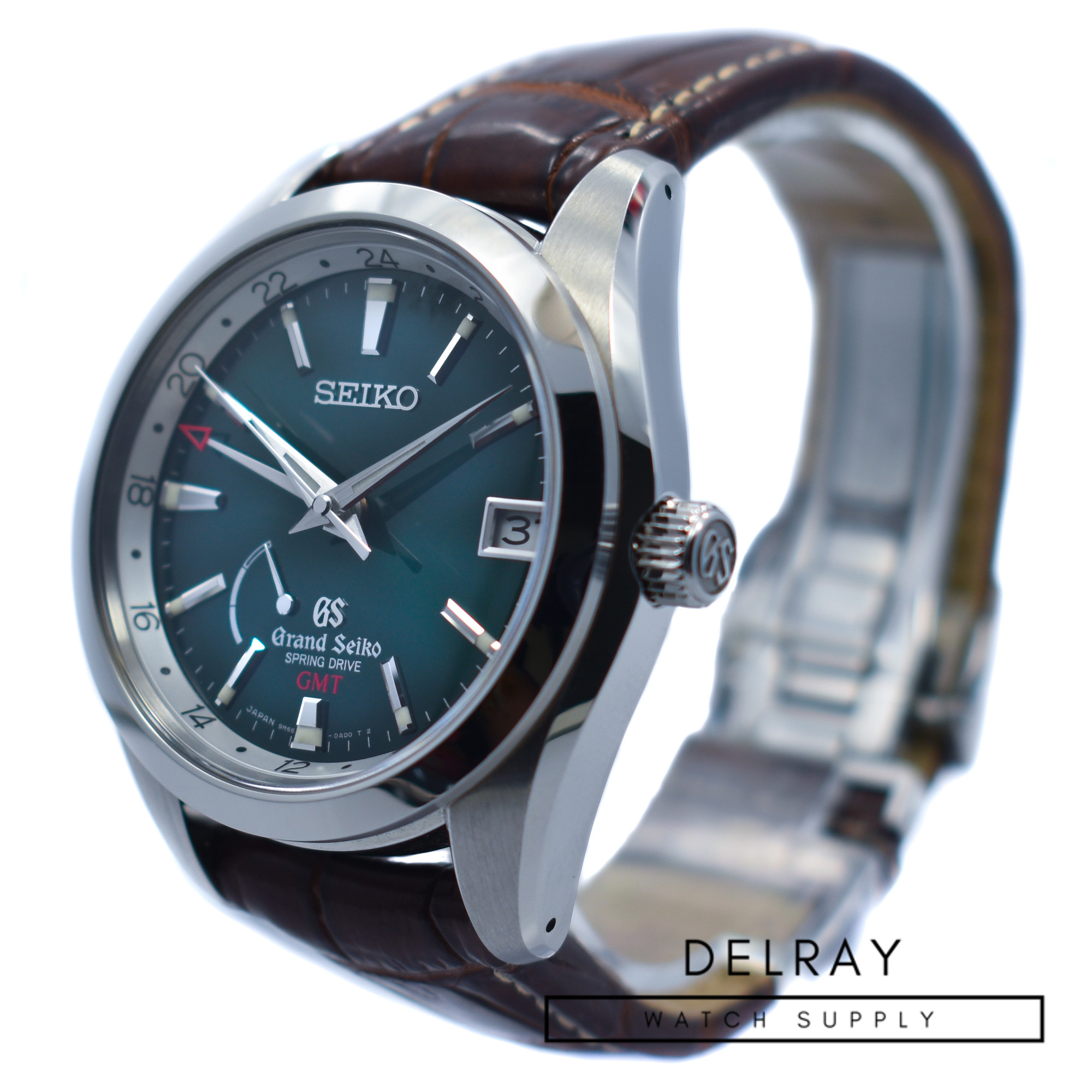 Grand Seiko Spring Drive GMT Green Dial SBGE033 *Limited Edition*