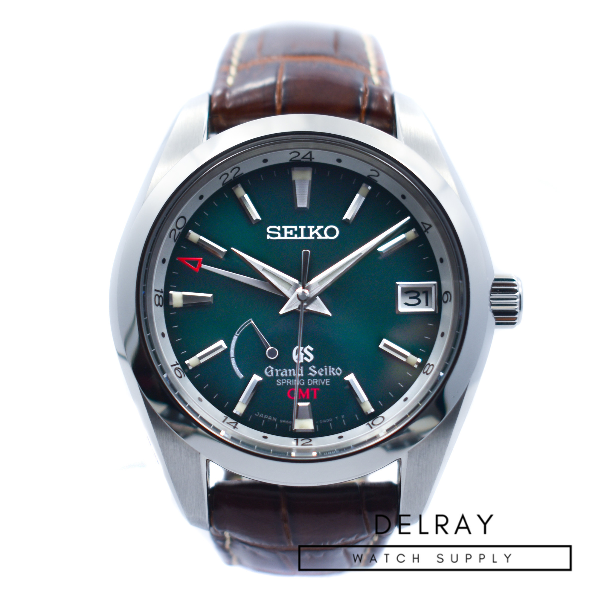 Grand Seiko Spring Drive GMT Green Dial SBGE033 *Limited Edition*
