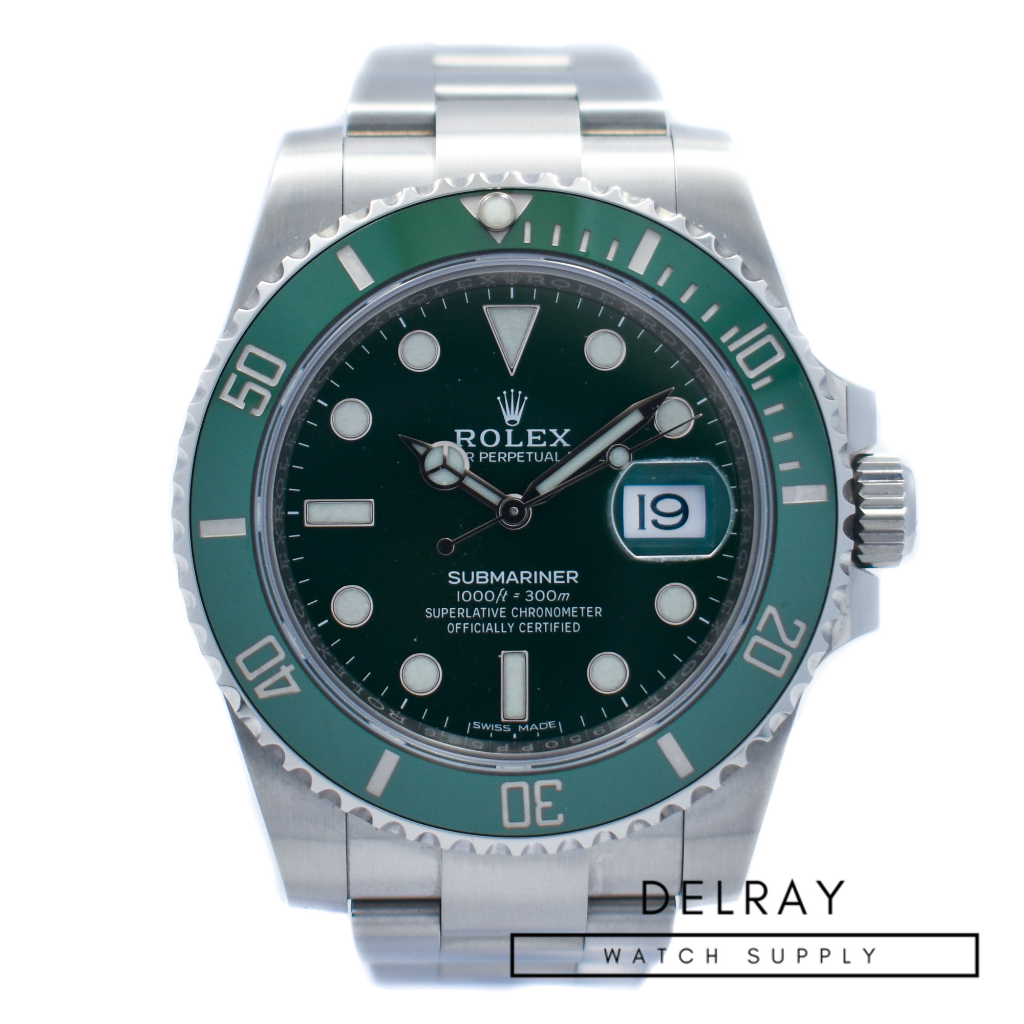 Rolex Submariner 116610LV Hulk *2018 Box and Papers*