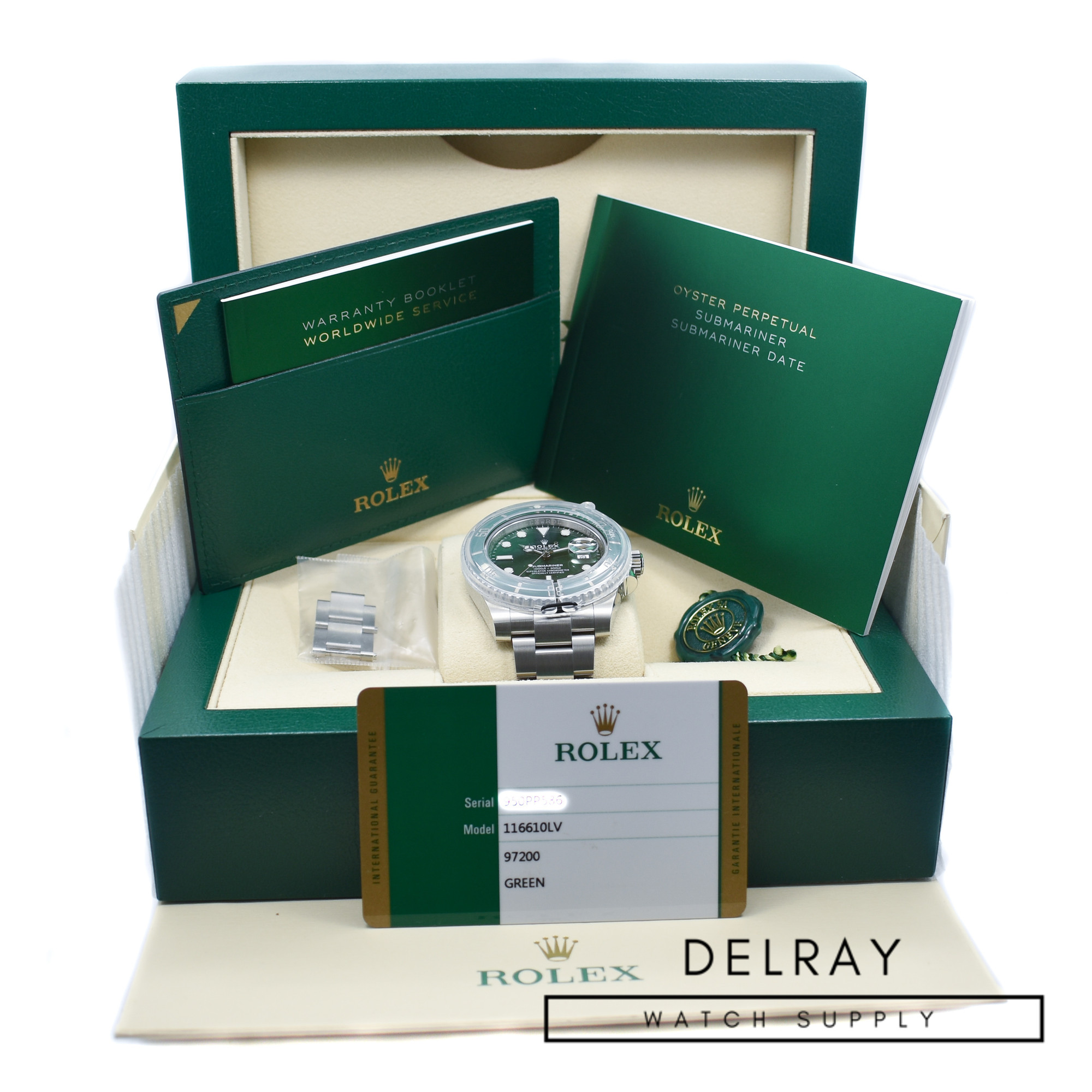 Rolex Submariner 116610LV Hulk *2018 Box and Papers*