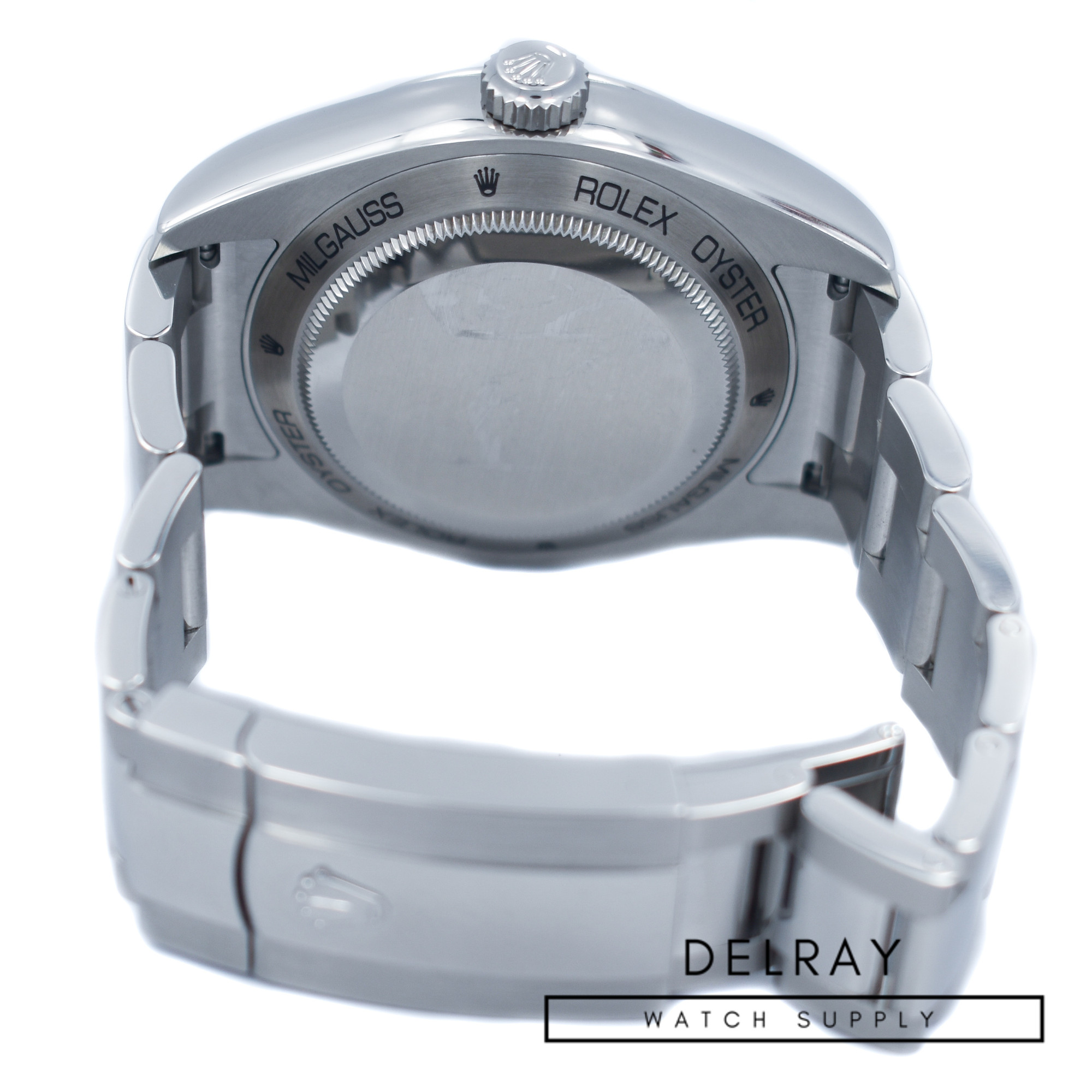 Rolex Milgauss 116400GV Green Crystal *2018 Warranty Card*
