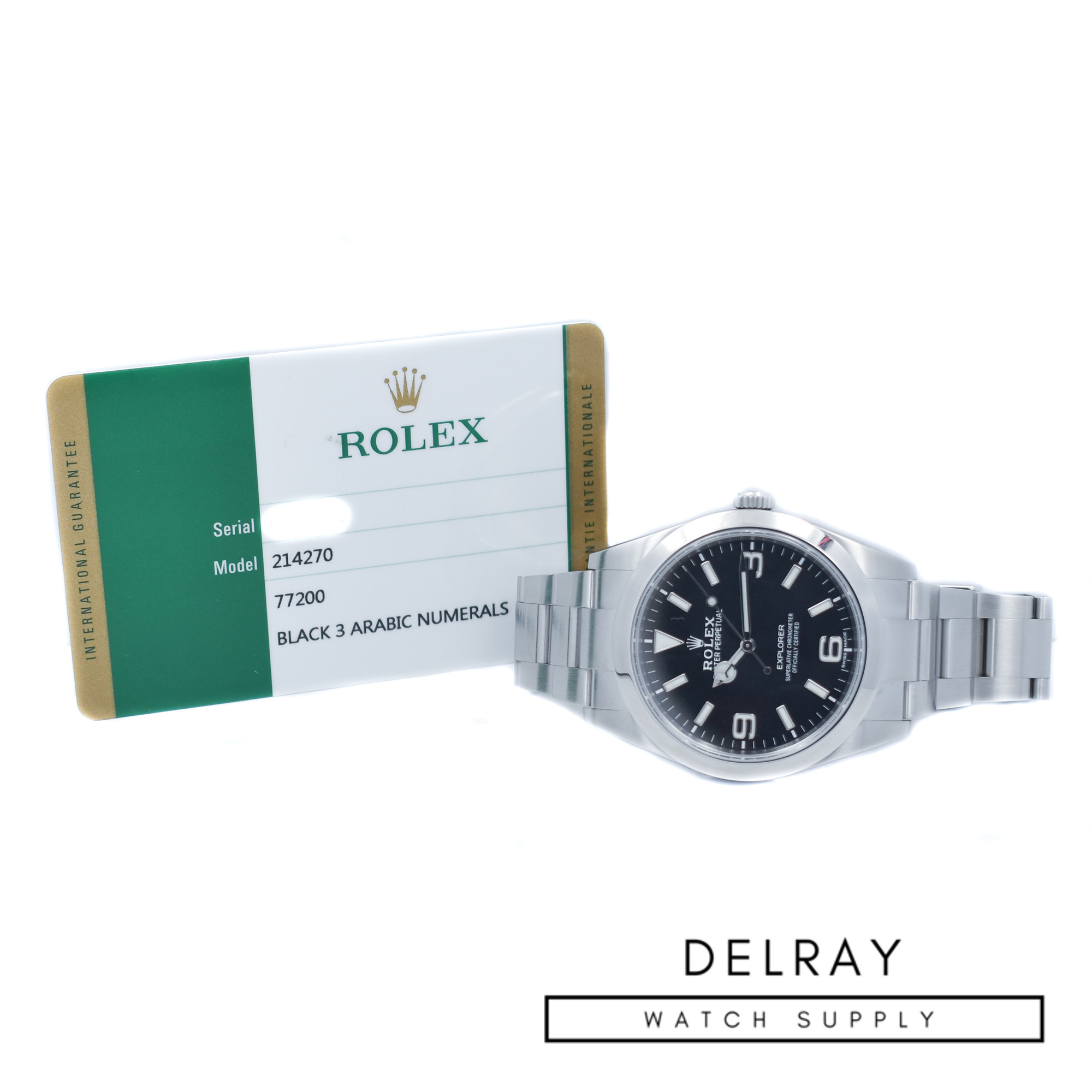 Rolex Explorer 214270 MKII Dial