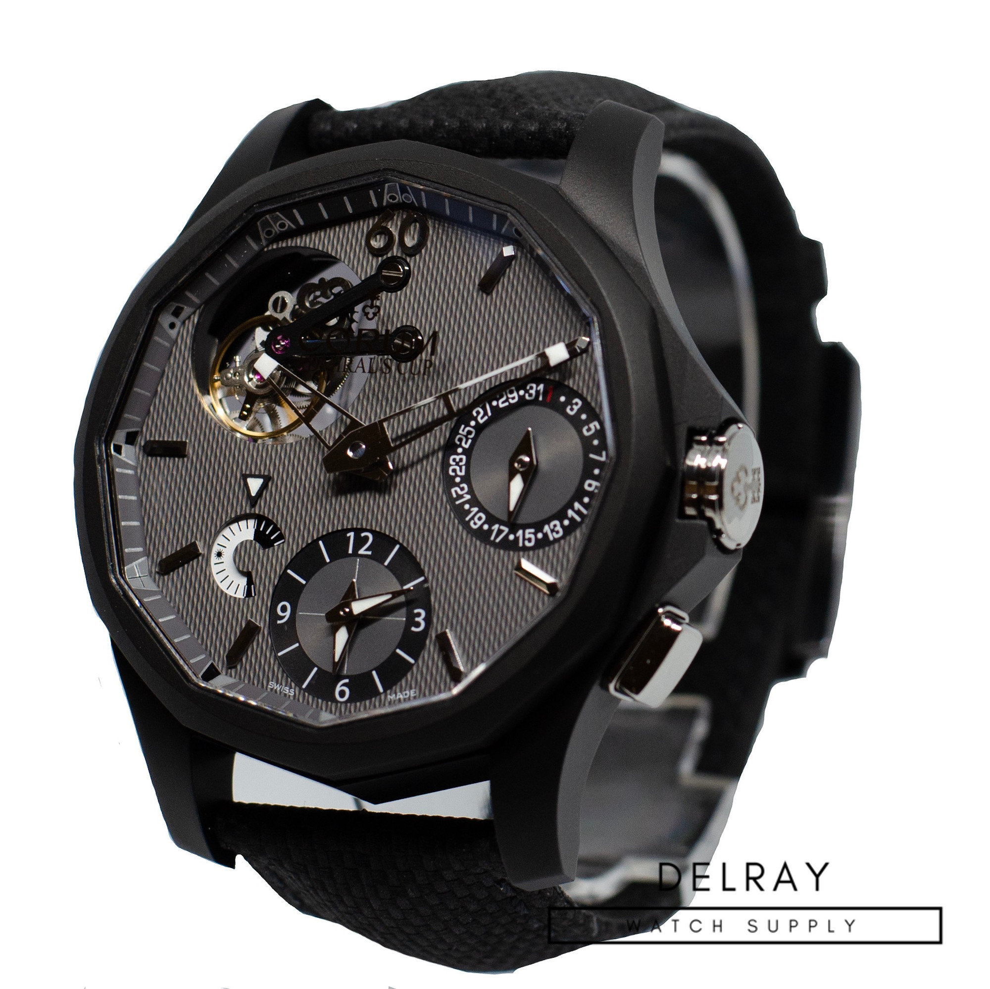 Corum Admiral's Cup 47 Seafender Tourbillon GMT *UNWORN*