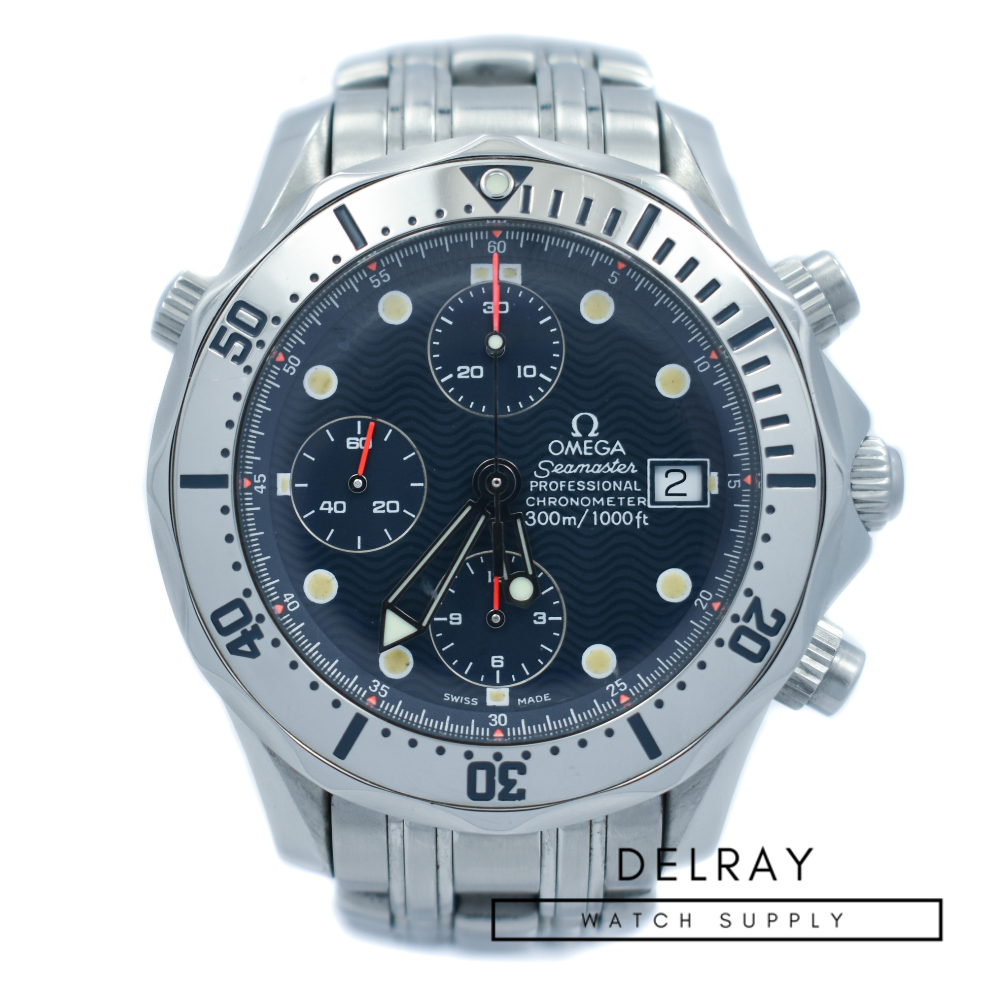 Omega Seamaster Professional Chronograph Silver Bezel