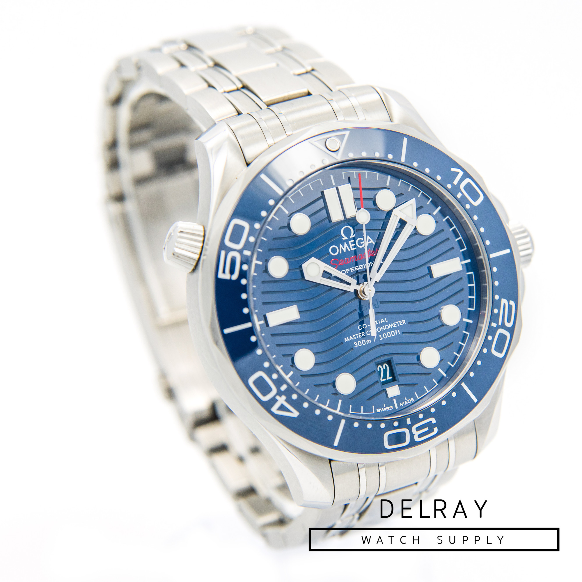 Omega Seamaster Professional Ceramic Wave Blue Dial