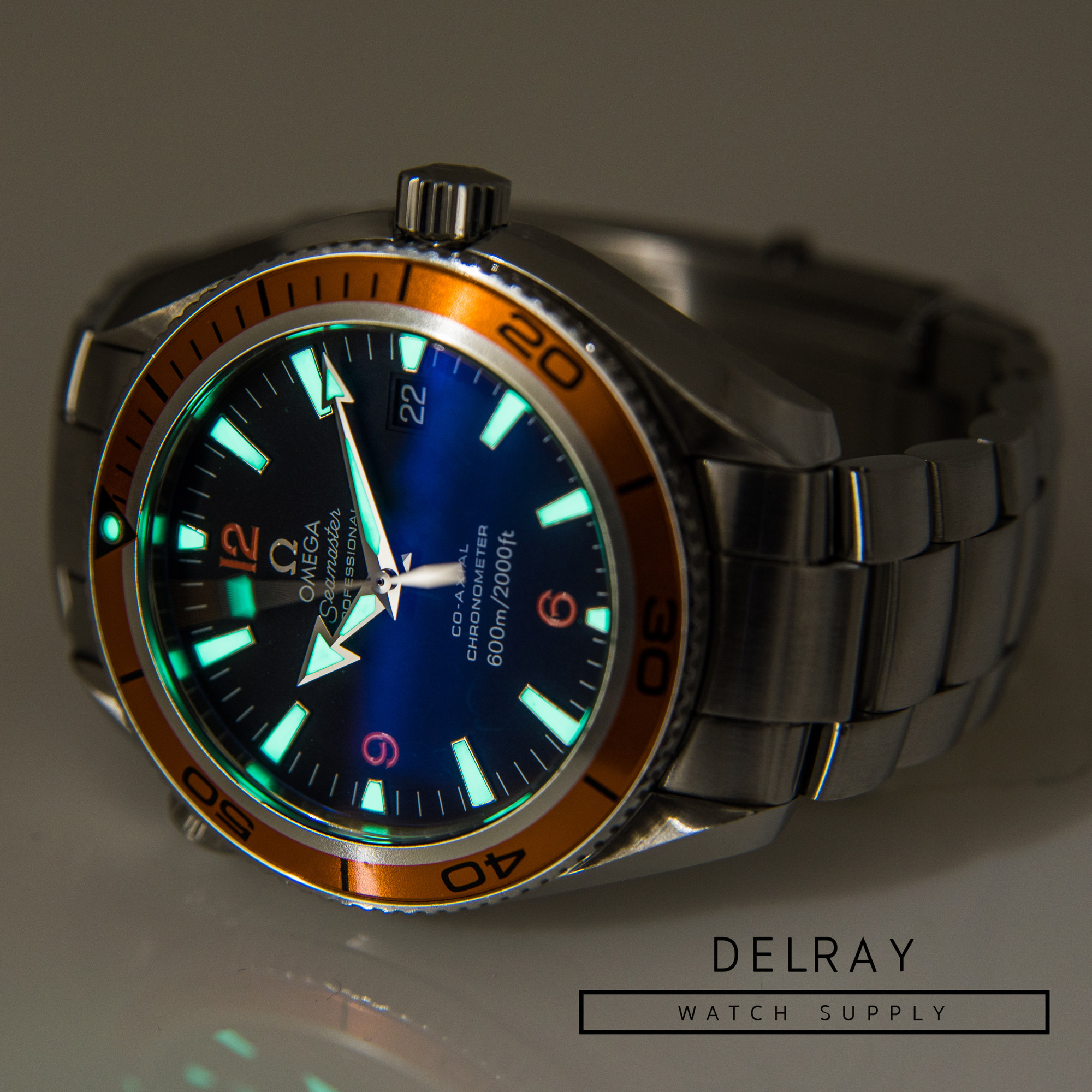 Omega Seamaster Planet Ocean Orange Bezel