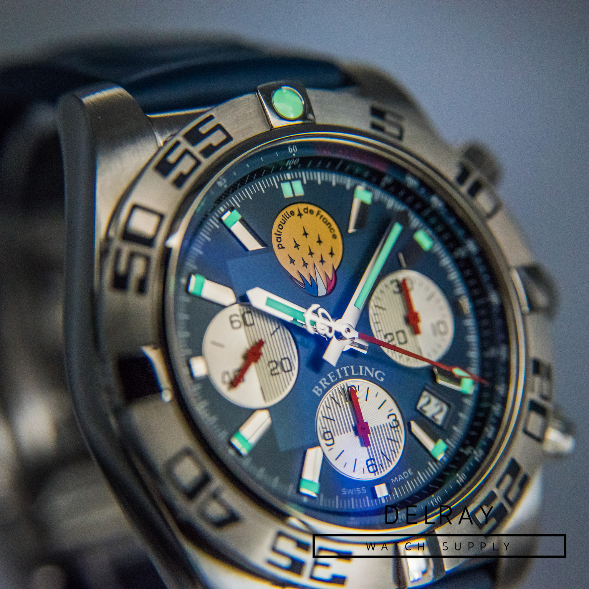 Breitling Chronomat 44 Patrouille de France Blue Dial *Limited Edition*