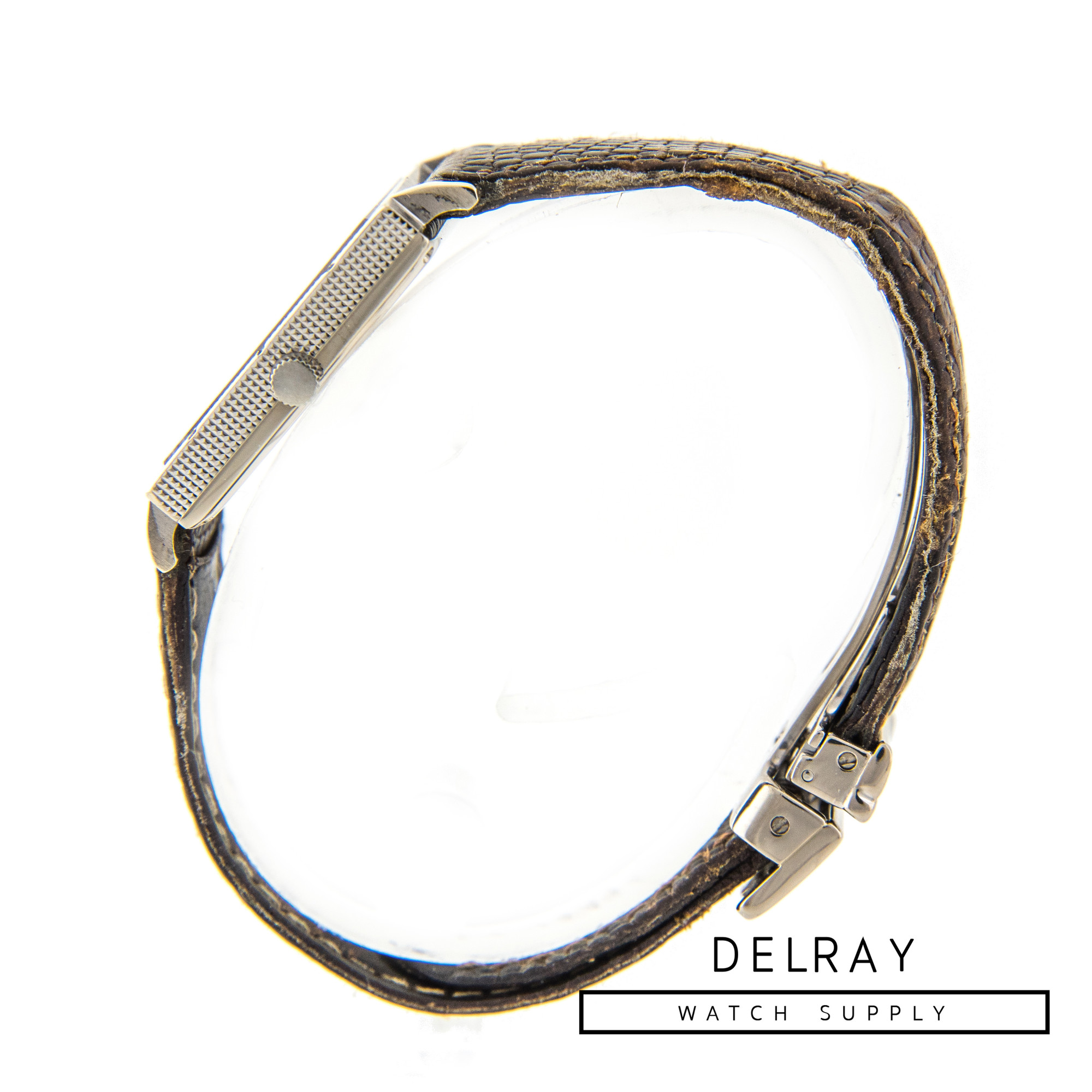 Vintage Piaget 18k White Gold Tiger Eye Dial