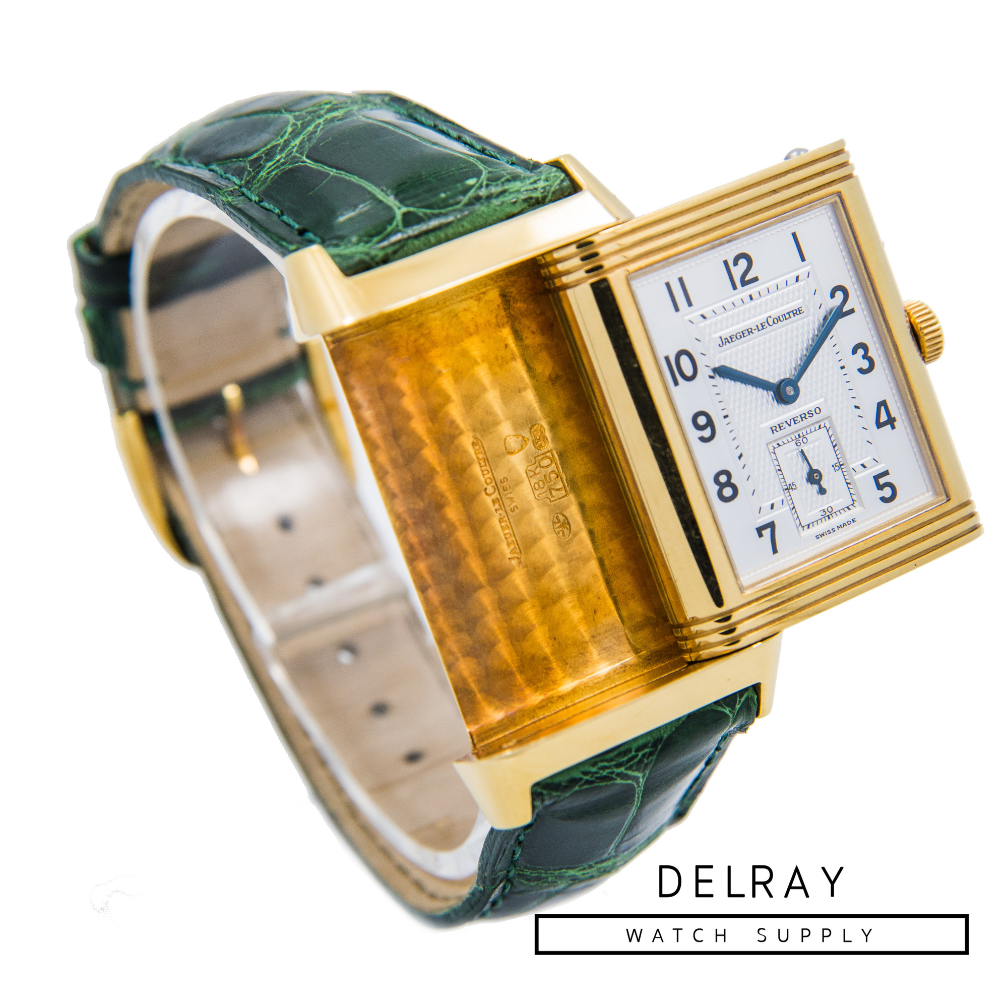 Jaeger Lecoultre Reverso Duoface 18K Yellow Gold