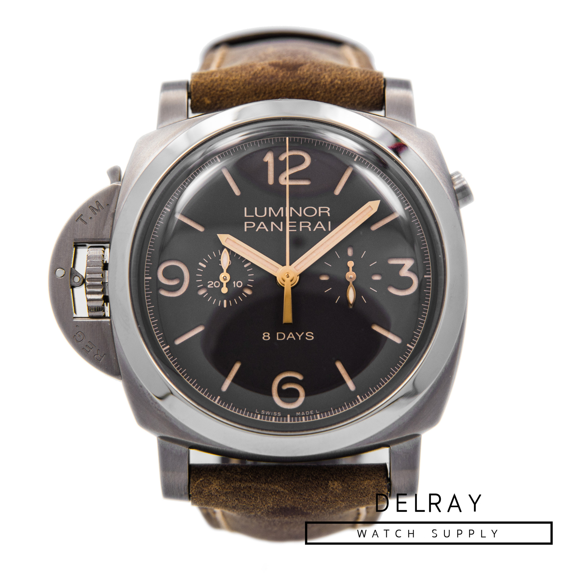 Panerai Luminor 1950 Chrono Monopulsante Destro 8 Days Titanio PAM579