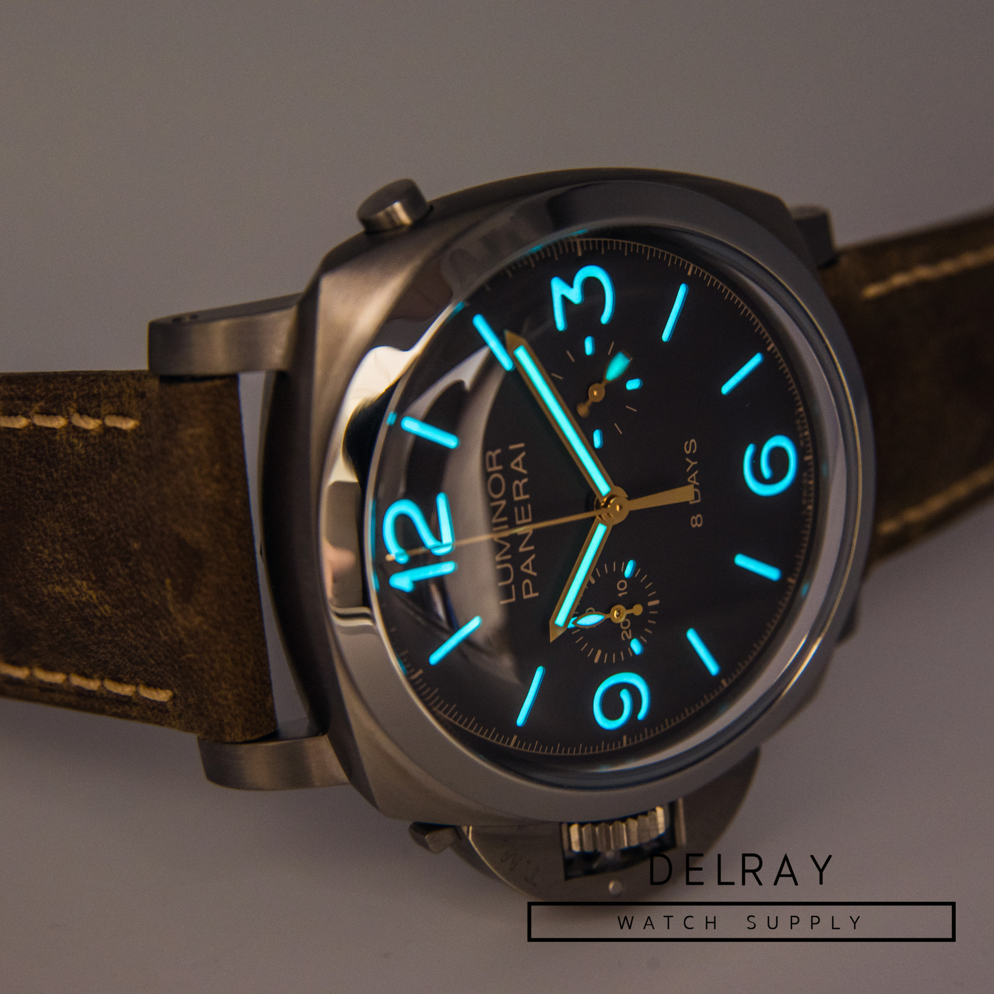 Panerai Luminor 1950 Chrono Monopulsante Destro 8 Days Titanio PAM579