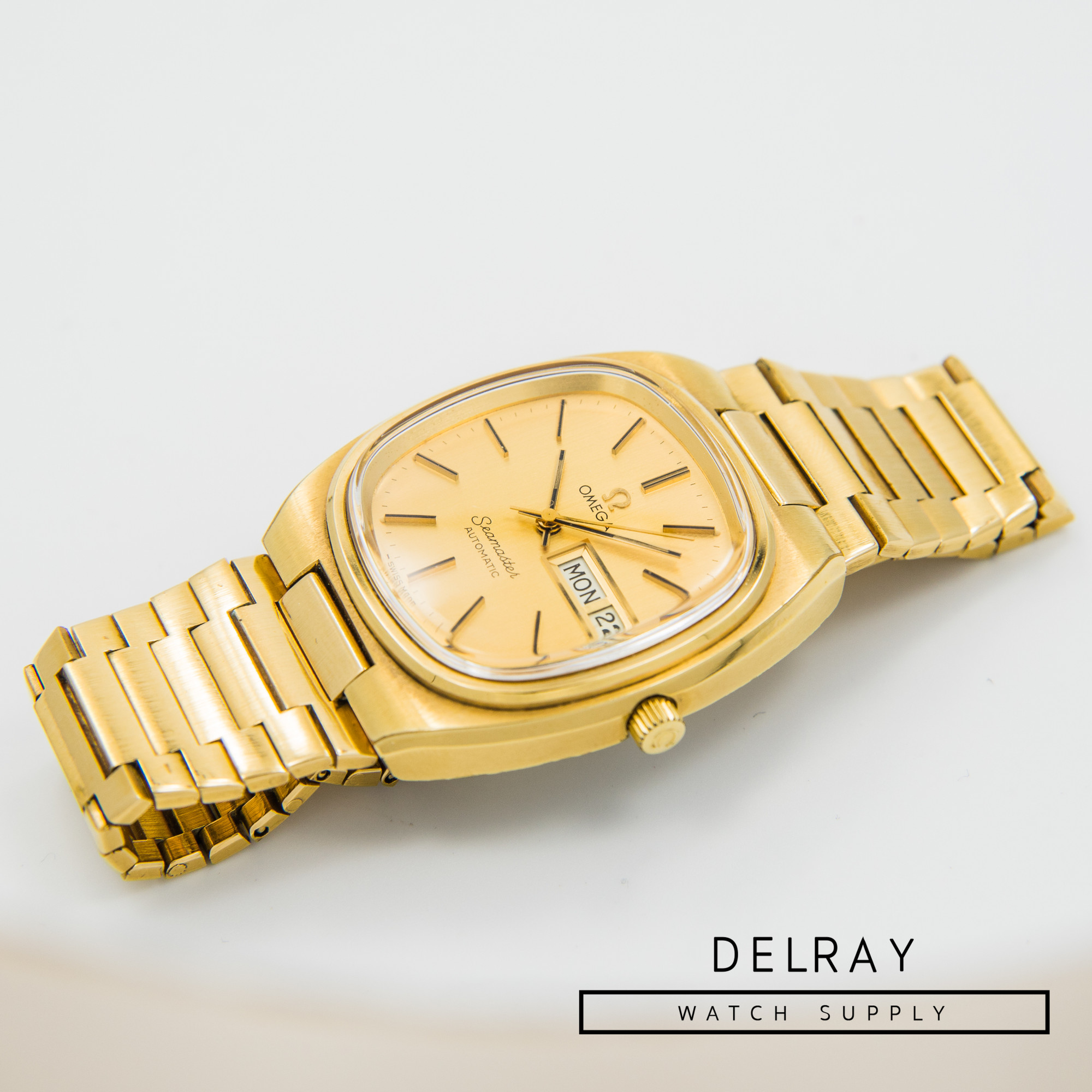 OMEGA Seamaster Automatic デイデイト（TVスクリーン） Vintage Omega Seamaster TV Screen - DelrayWatch.com