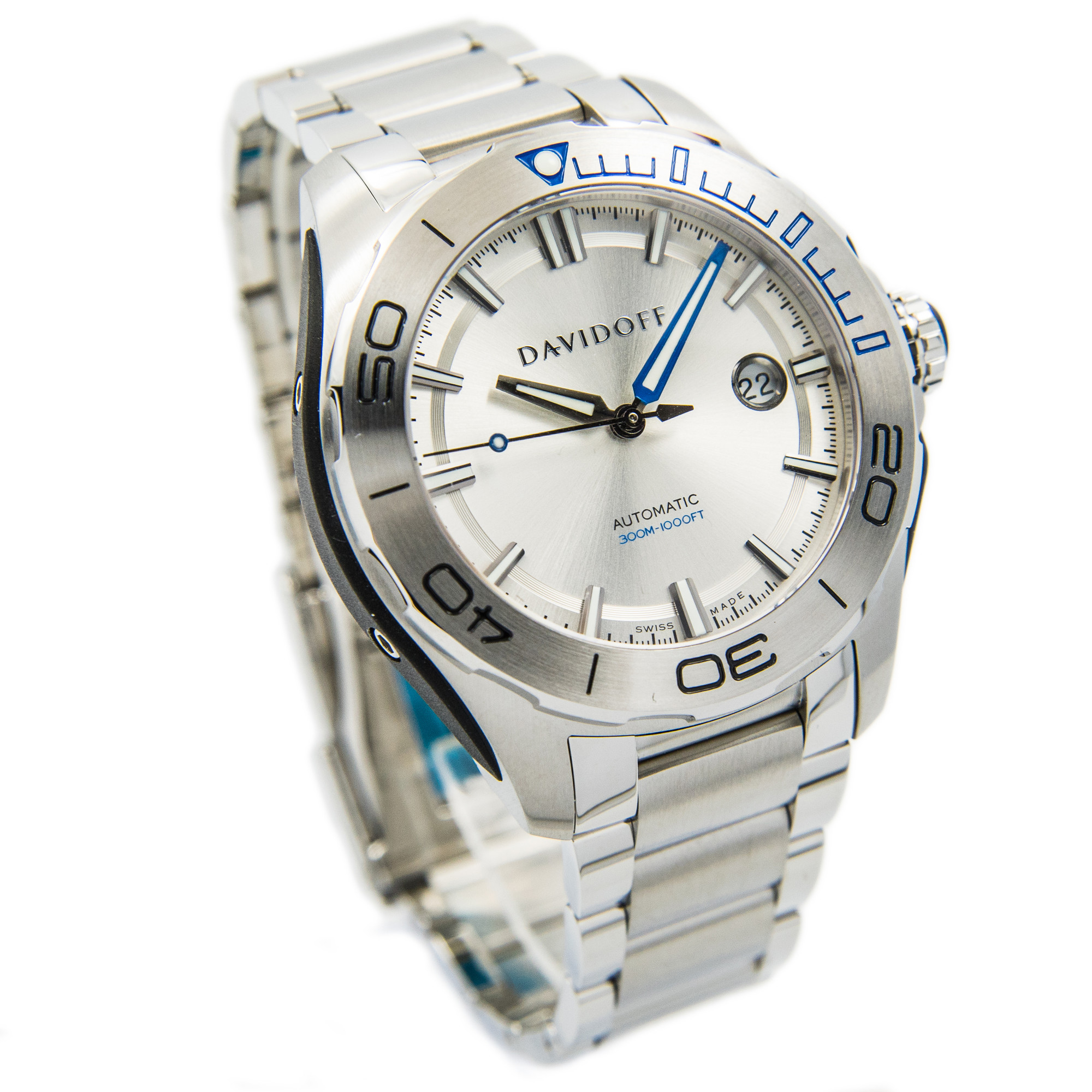 Davidoff Velocity Diver Silver Dial *UNWORN*