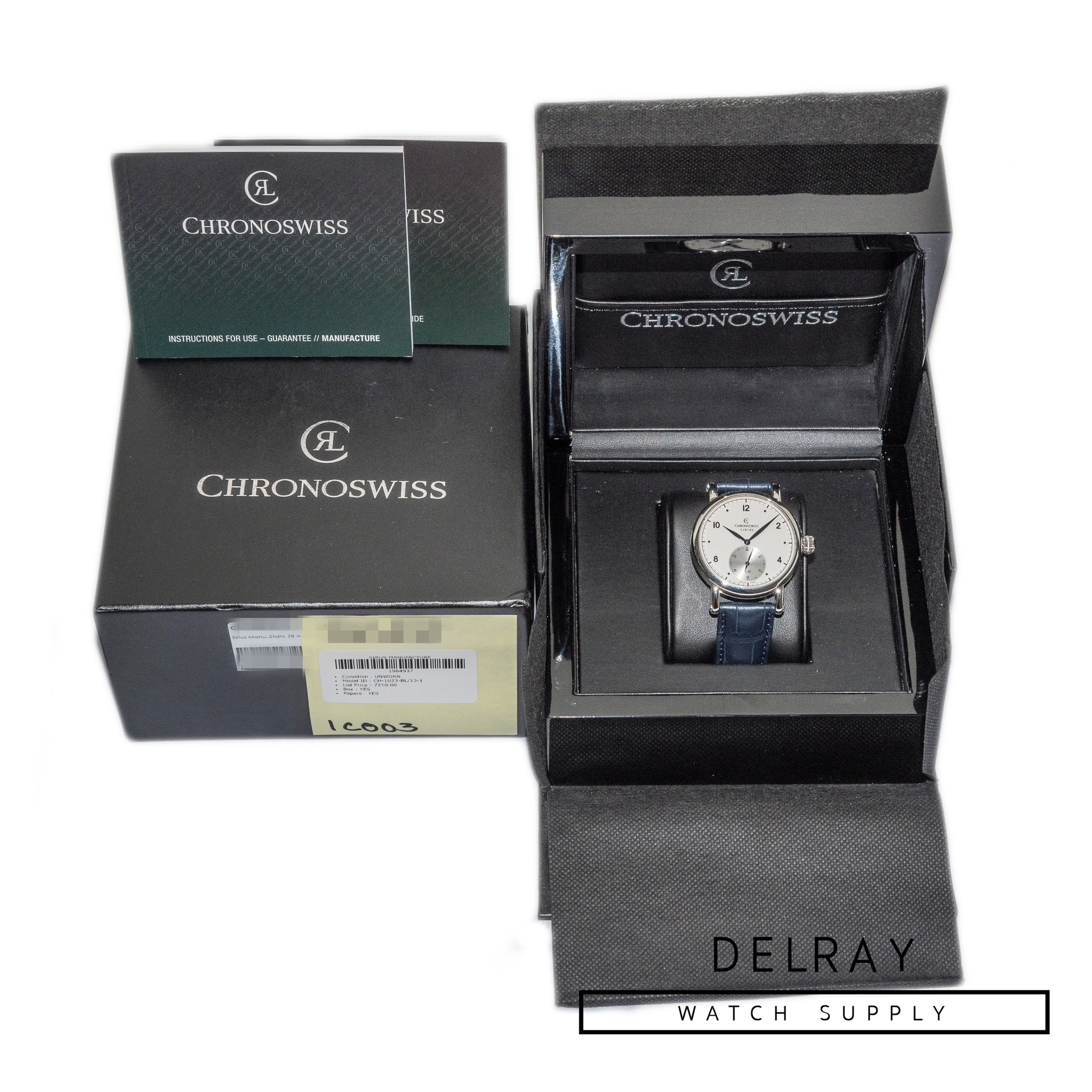 Chronoswiss Sirius Manufacture *UNWORN*