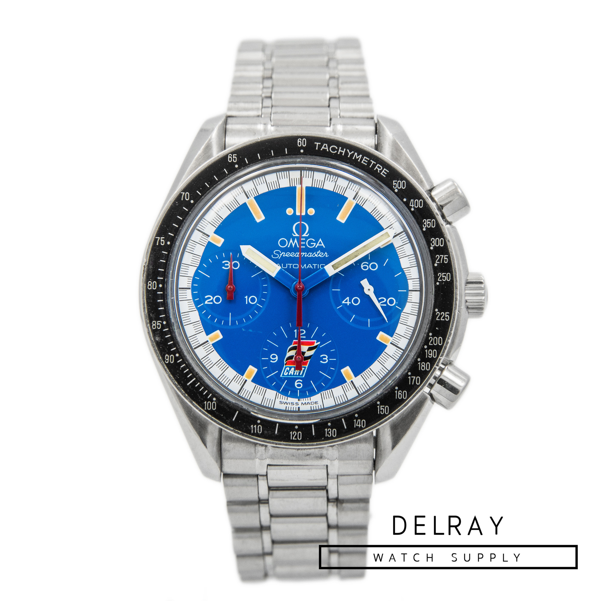 Omega Speedmaster Reduced Blue Dial Cart