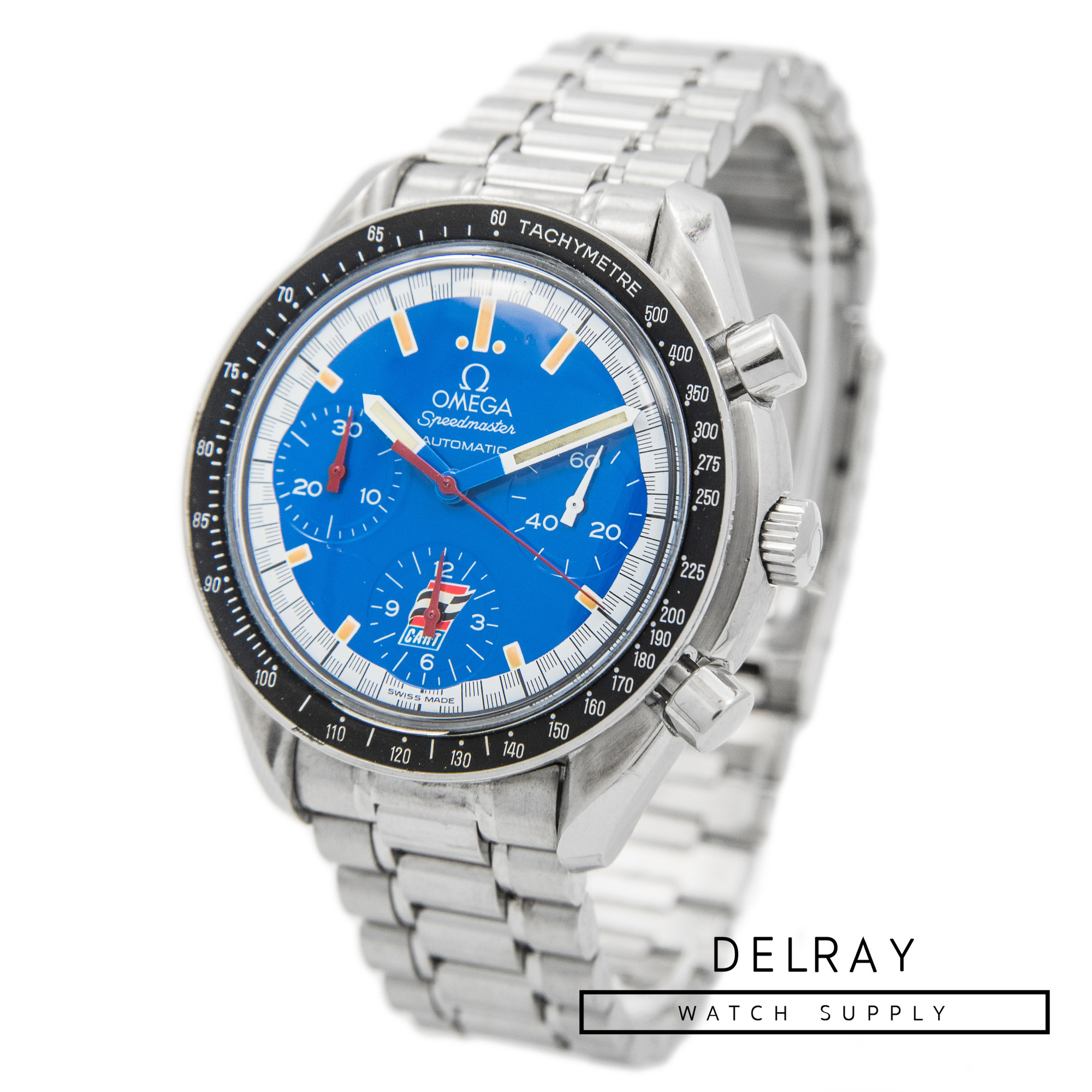 Omega Speedmaster Reduced Blue Dial Cart