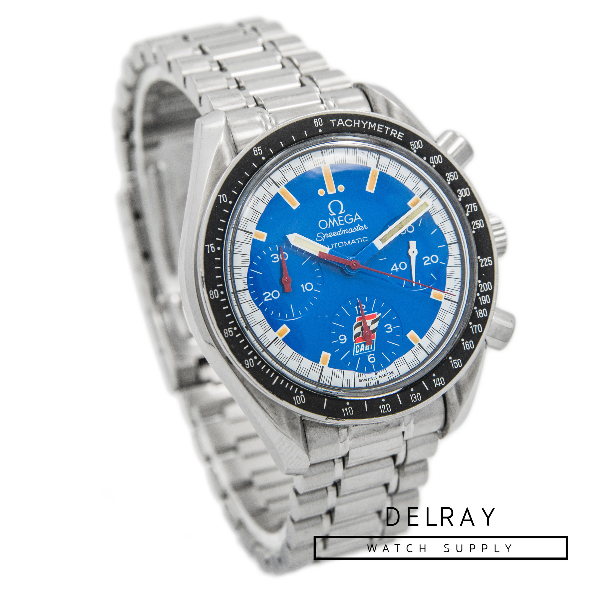 Omega Speedmaster Reduced Blue Dial Cart