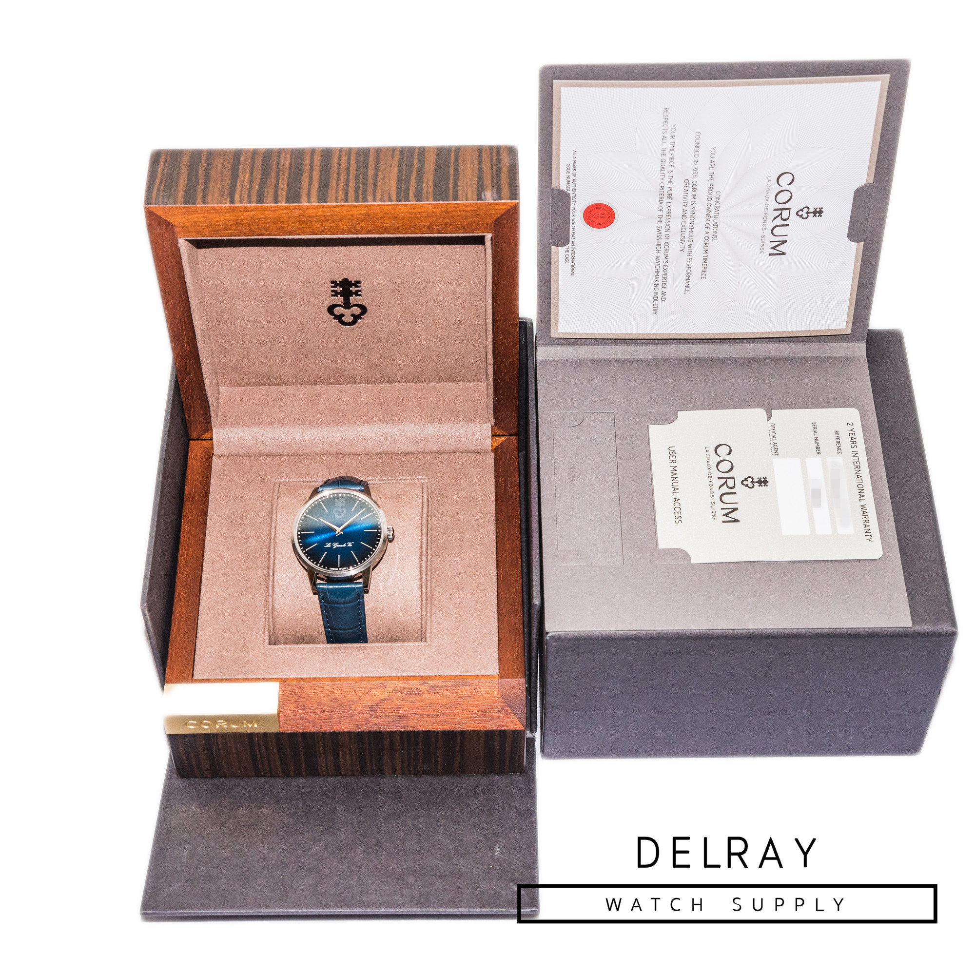 Corum Le Grande Vie Blue Dial *UNWORN*