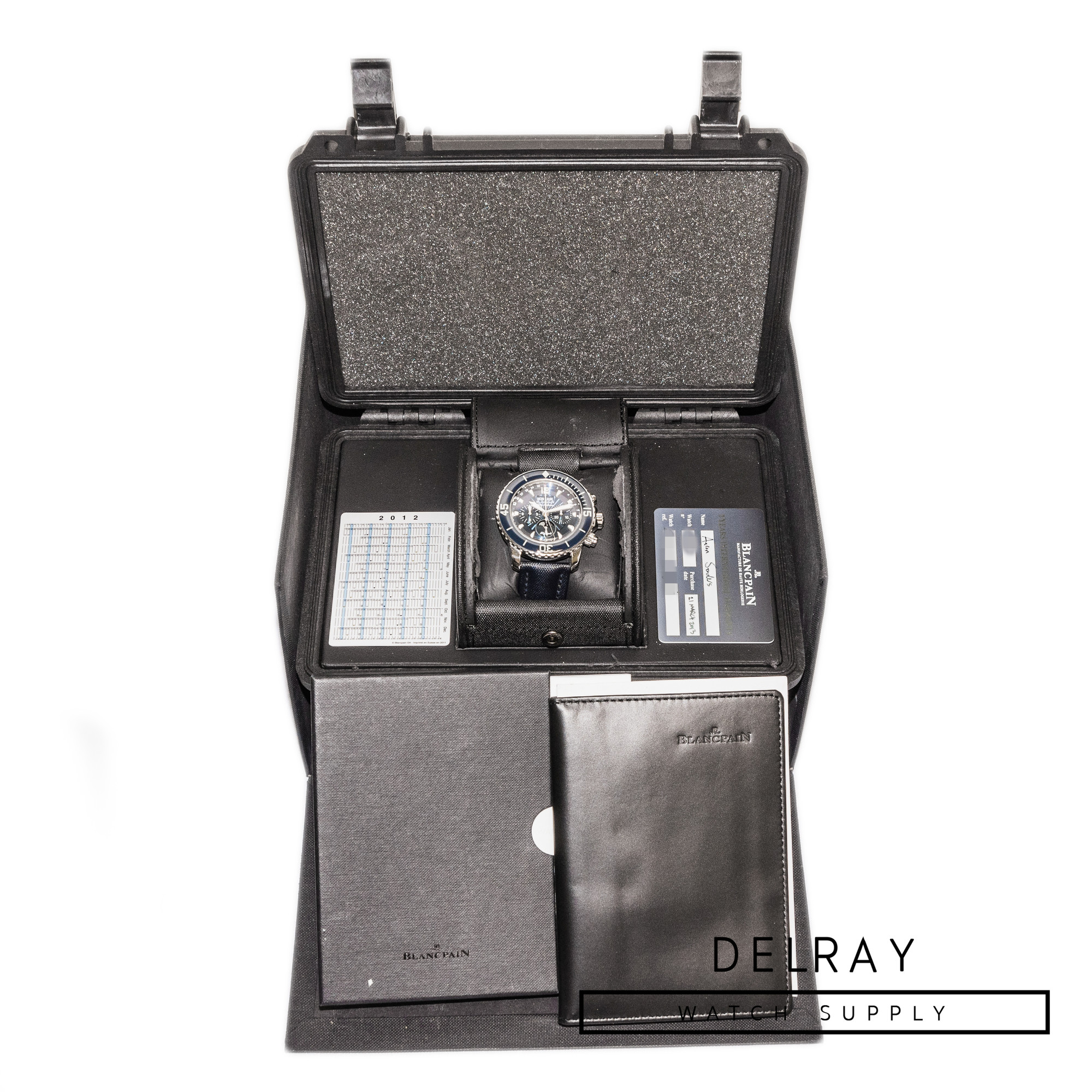 Blancpain Fifty Fathoms Quantième Complet Blue Dial