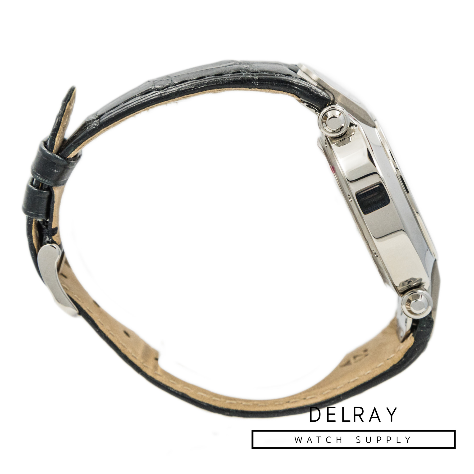 DeLaneau Three Timezone Chronograph Black Dial *UNWORN*