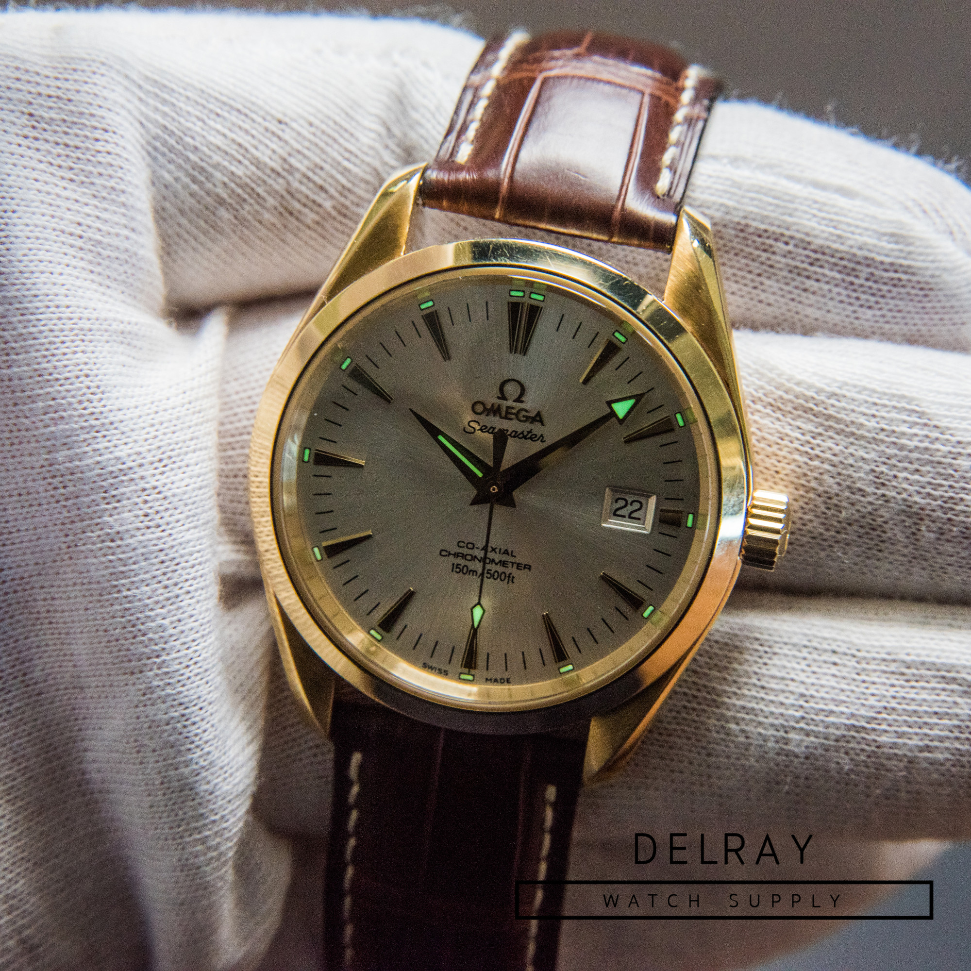 Omega Aqua Terra Co-Axial Yellow Gold *Rare*