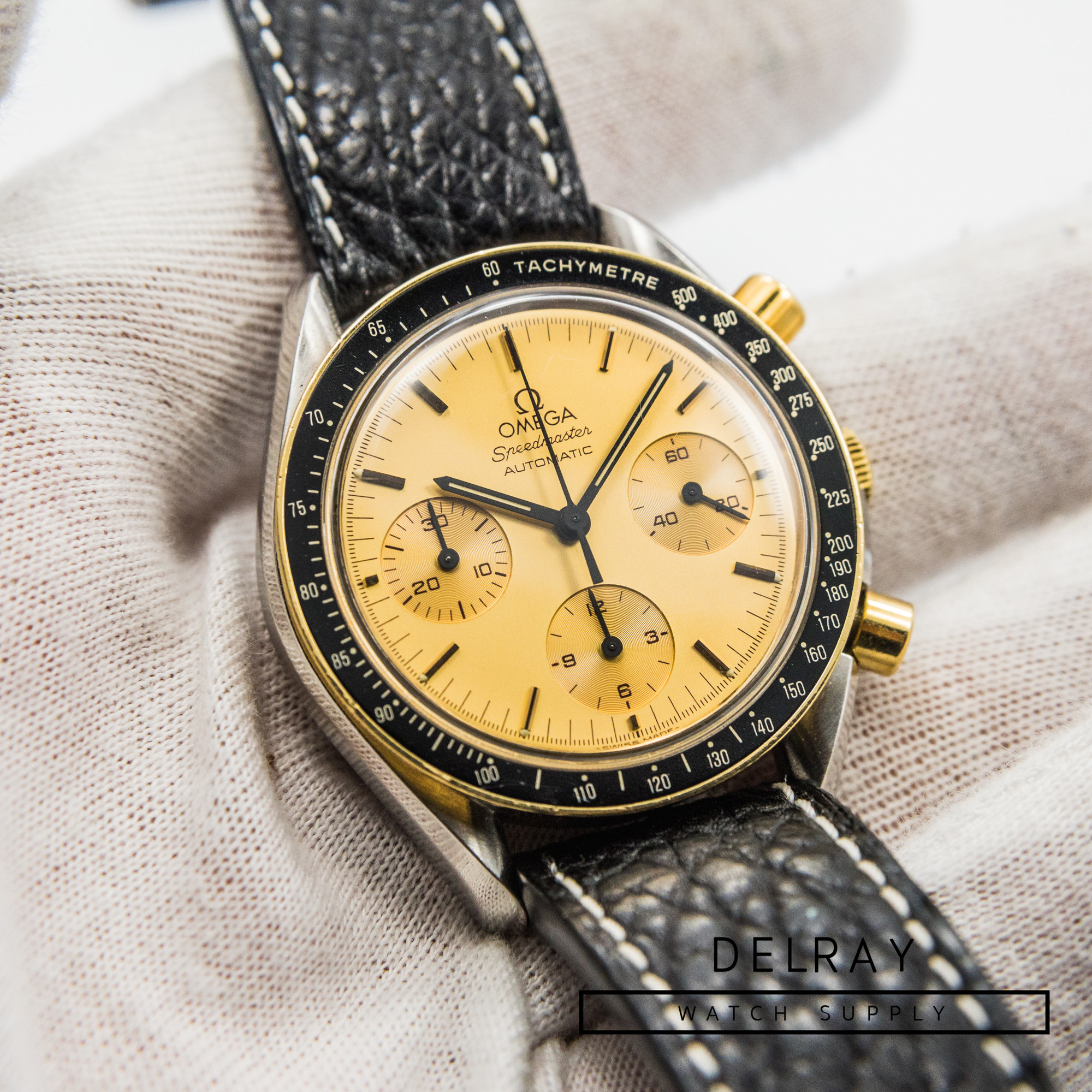 Omega Speedmaster Reduced Two Tone Champagne Dial