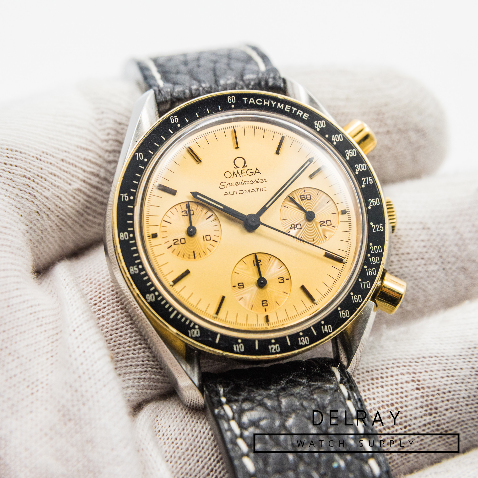 Omega Speedmaster Reduced Two Tone Champagne Dial