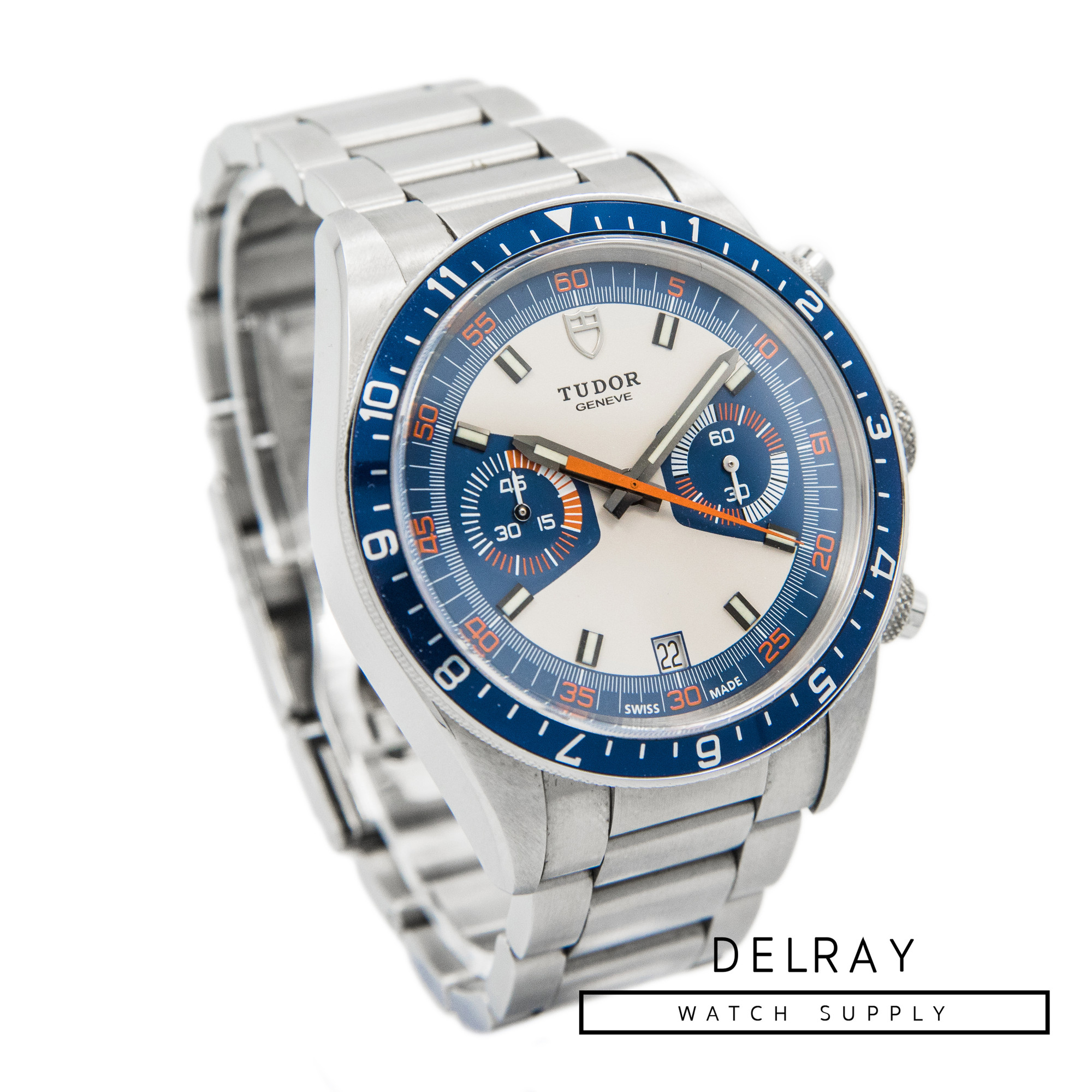 Tudor Heritage Chronograph Blue Dial on Bracelet