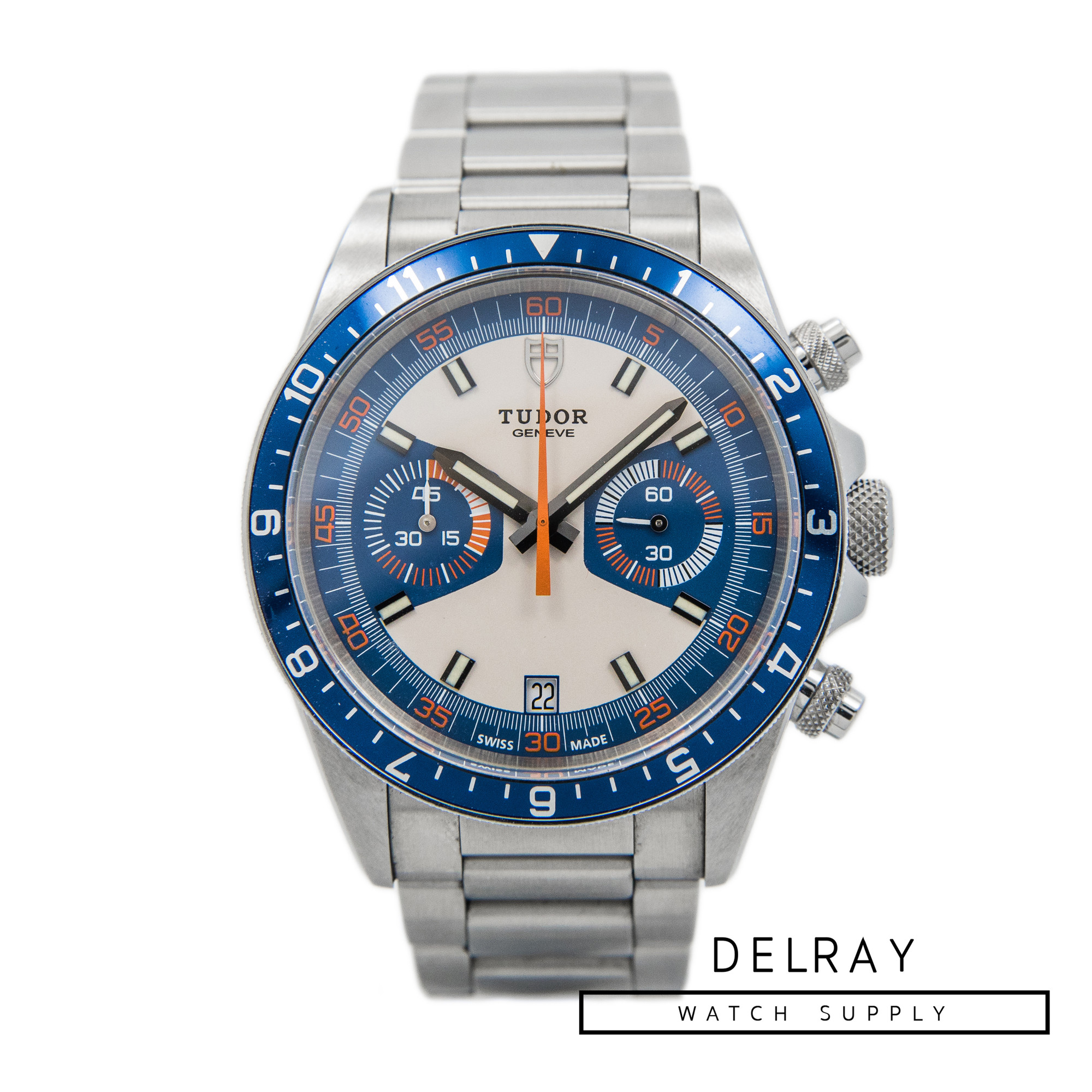 Tudor Heritage Chronograph Blue Dial on Bracelet