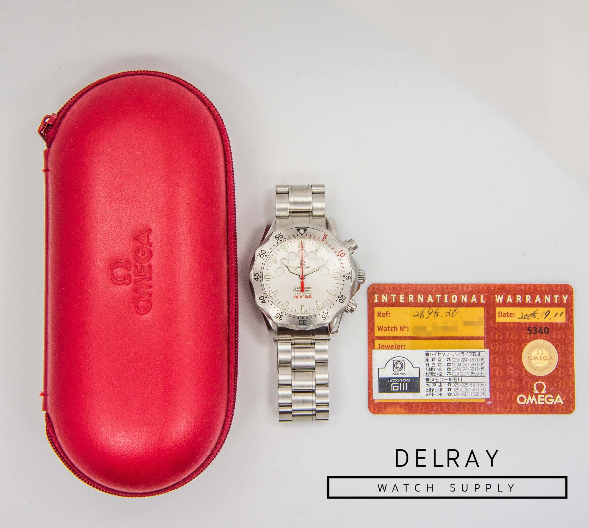 Omega Seamaster APNEA Silver Dial