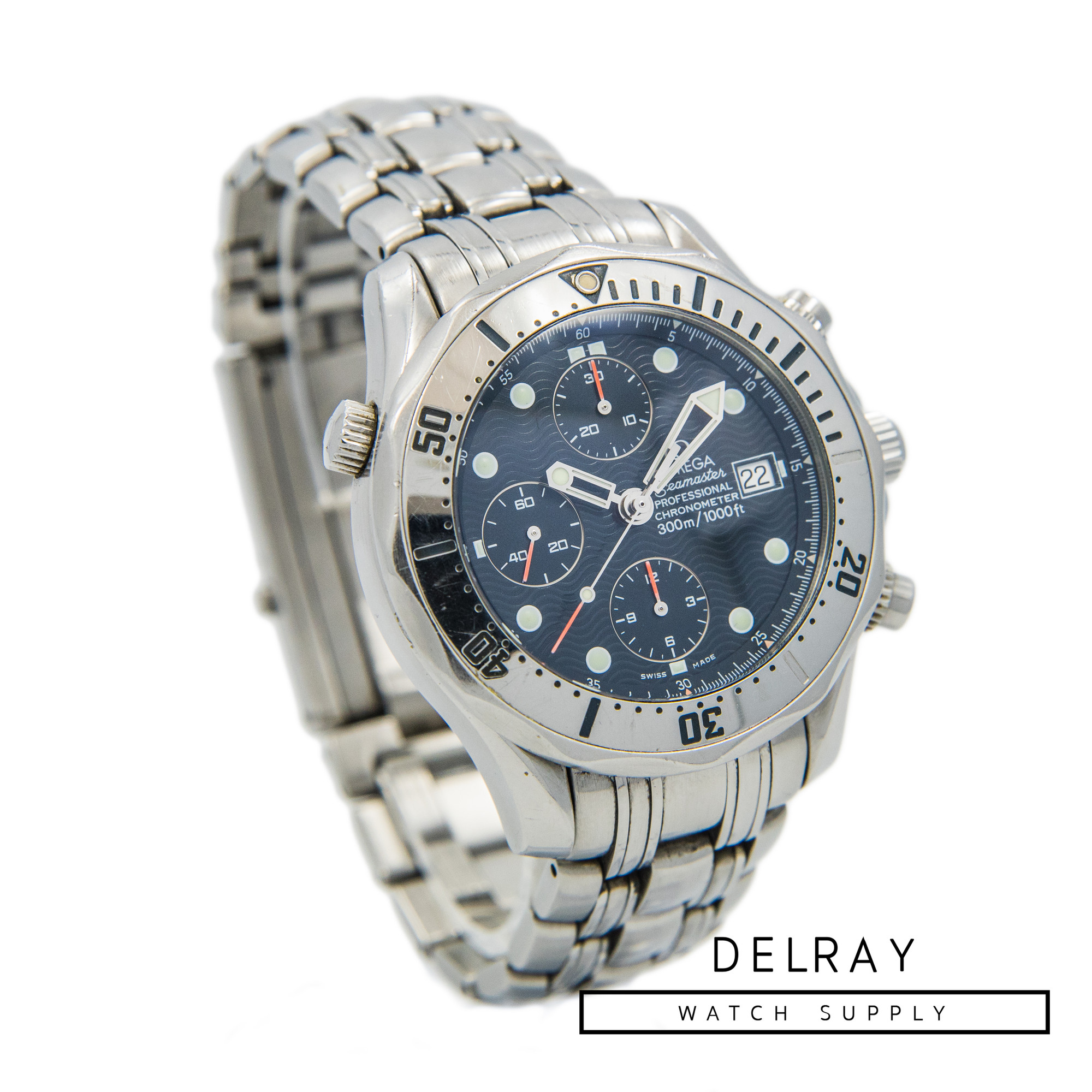 Omega Seamaster Chronograph Wave Dial