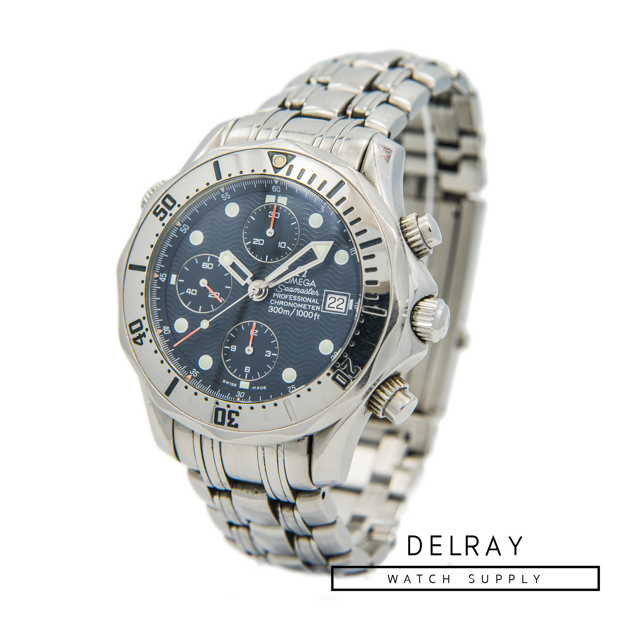 Omega Seamaster Chronograph Wave Dial