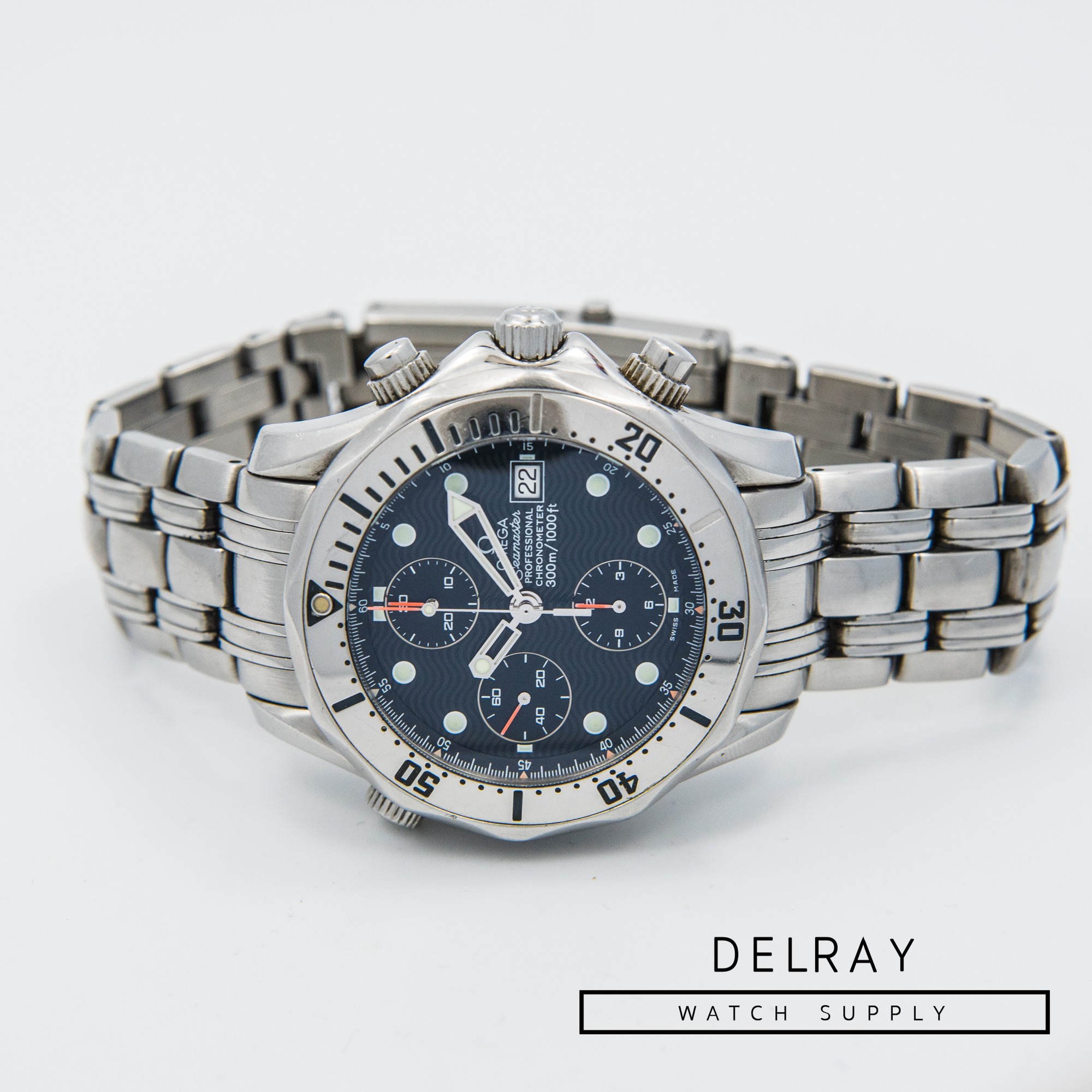 Omega Seamaster Chronograph Wave Dial