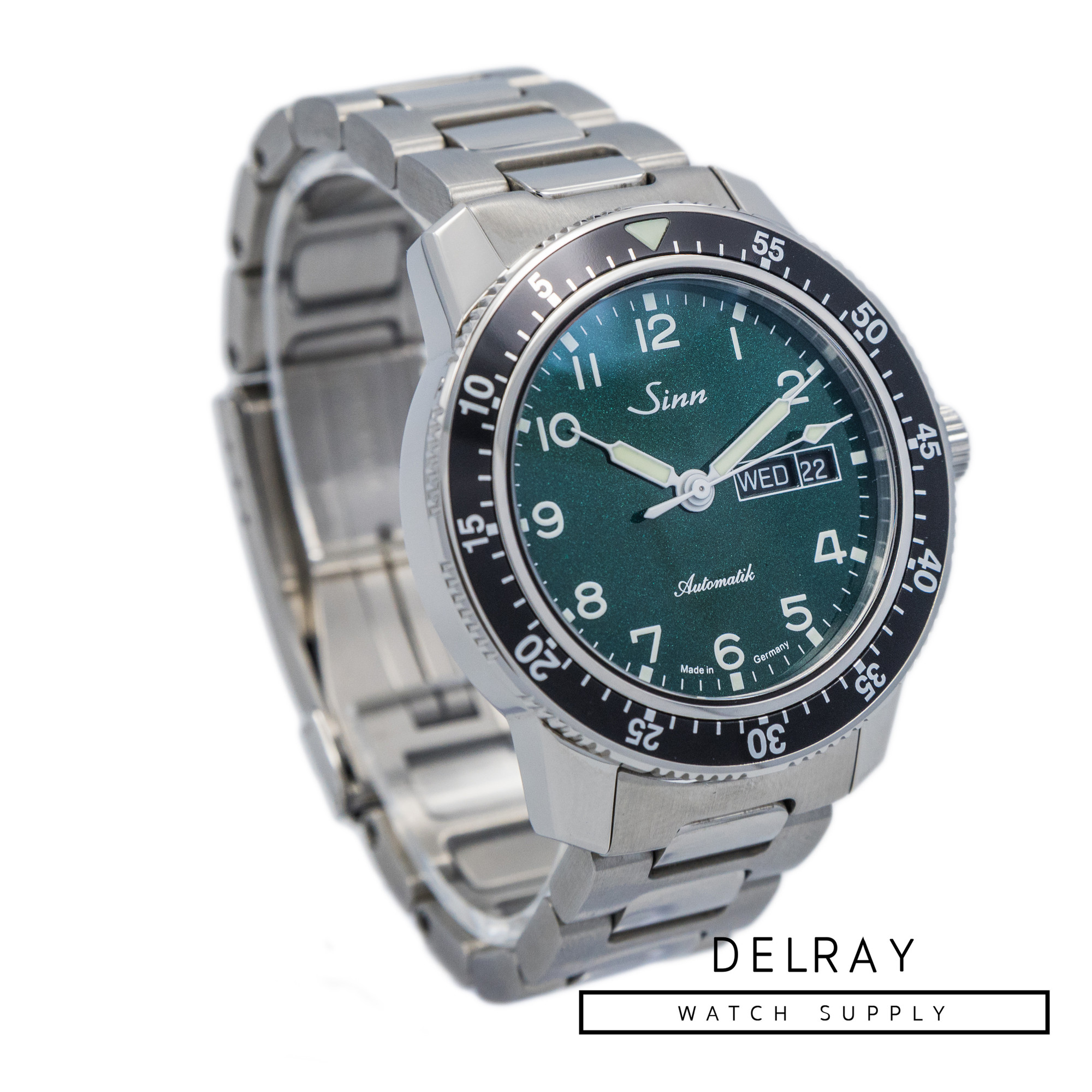 Sinn 104 Classic Pilot Watch Green Dial *UNWORN 2019* *Limited Edition*
