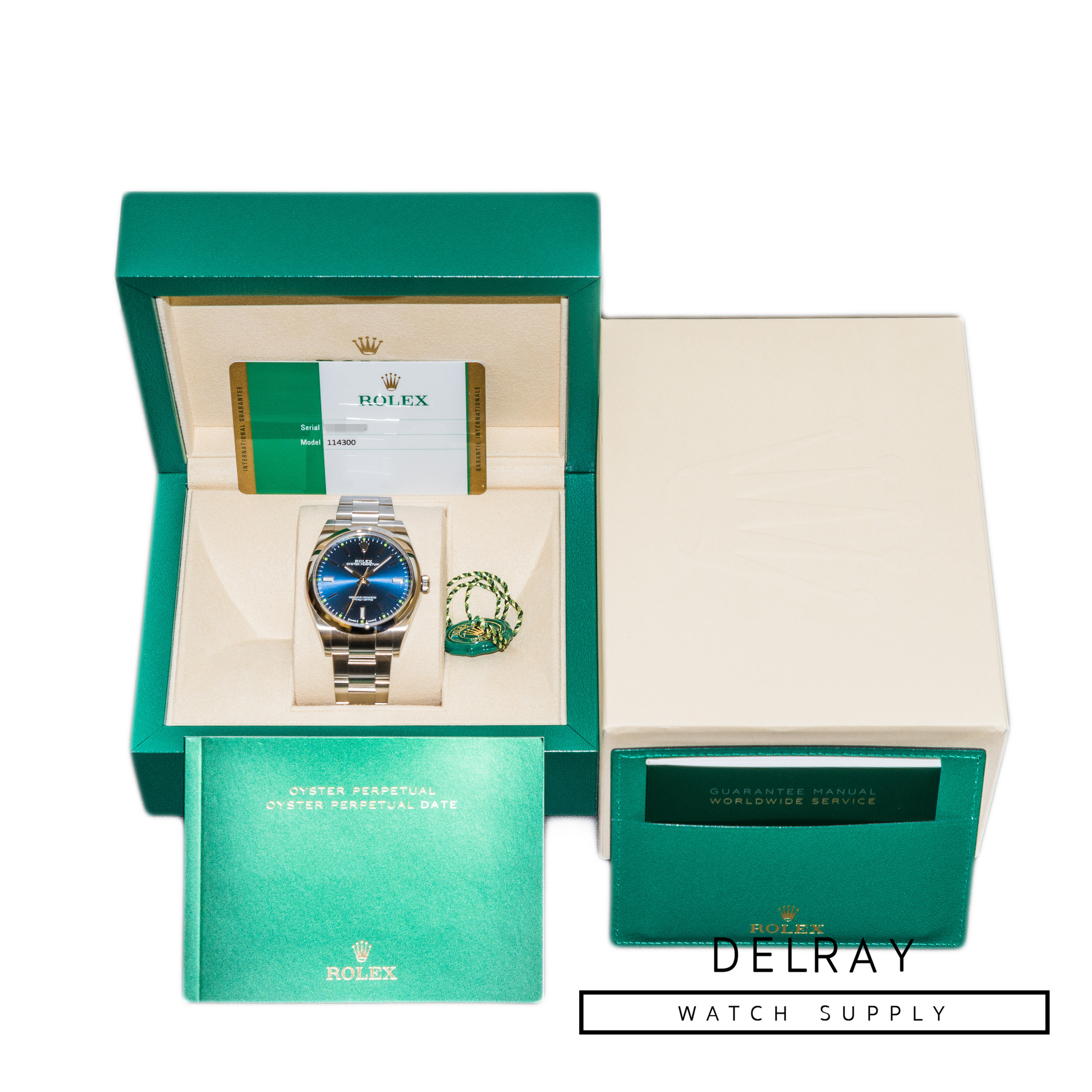 Rolex Oyster Perpetual 114300 *Blue Dial*