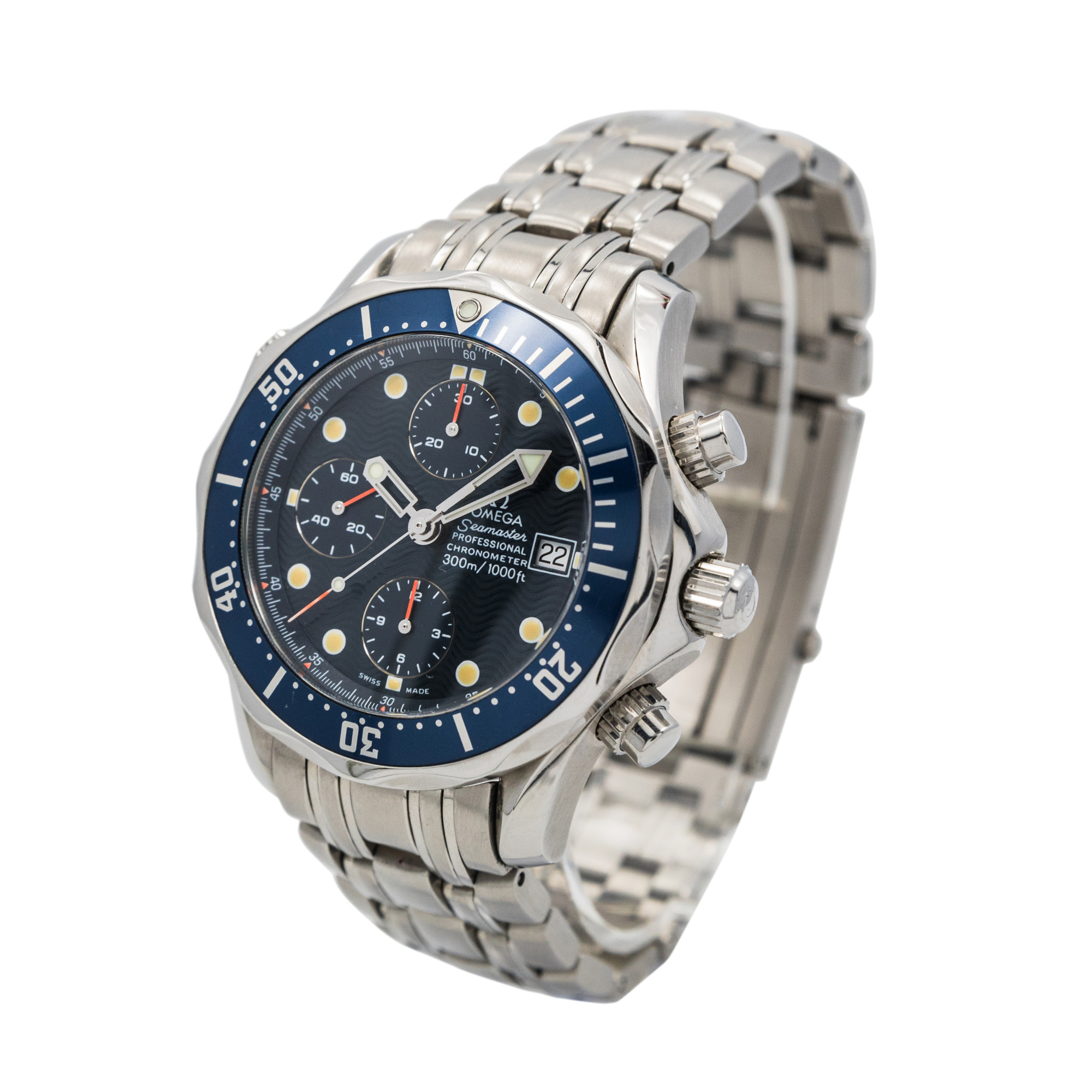 Omega Seamaster Professional 300M Chronograph Diver 2599.80 *Blue Dial*