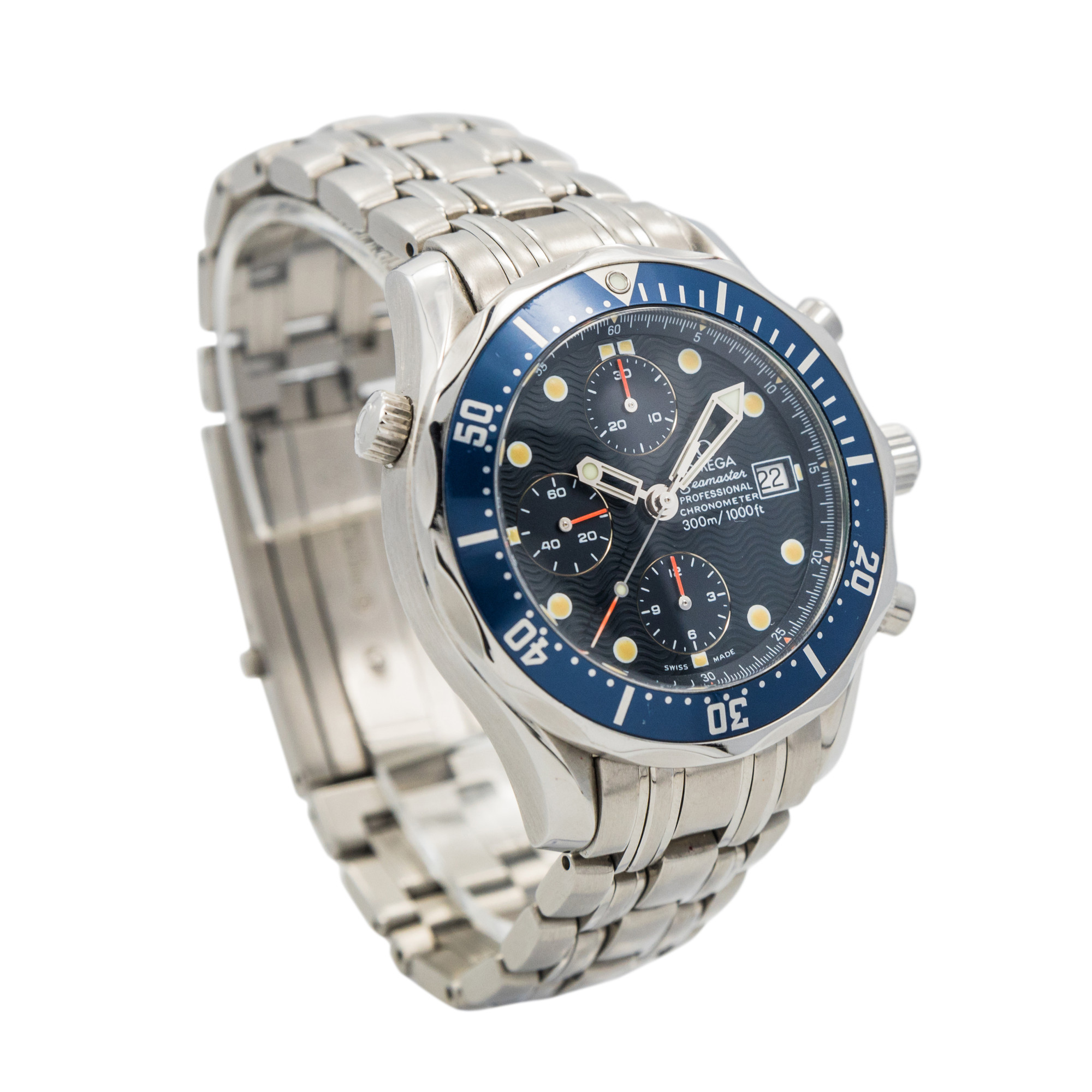 Omega Seamaster Professional 300M Chronograph Diver 2599.80 *Blue Dial*