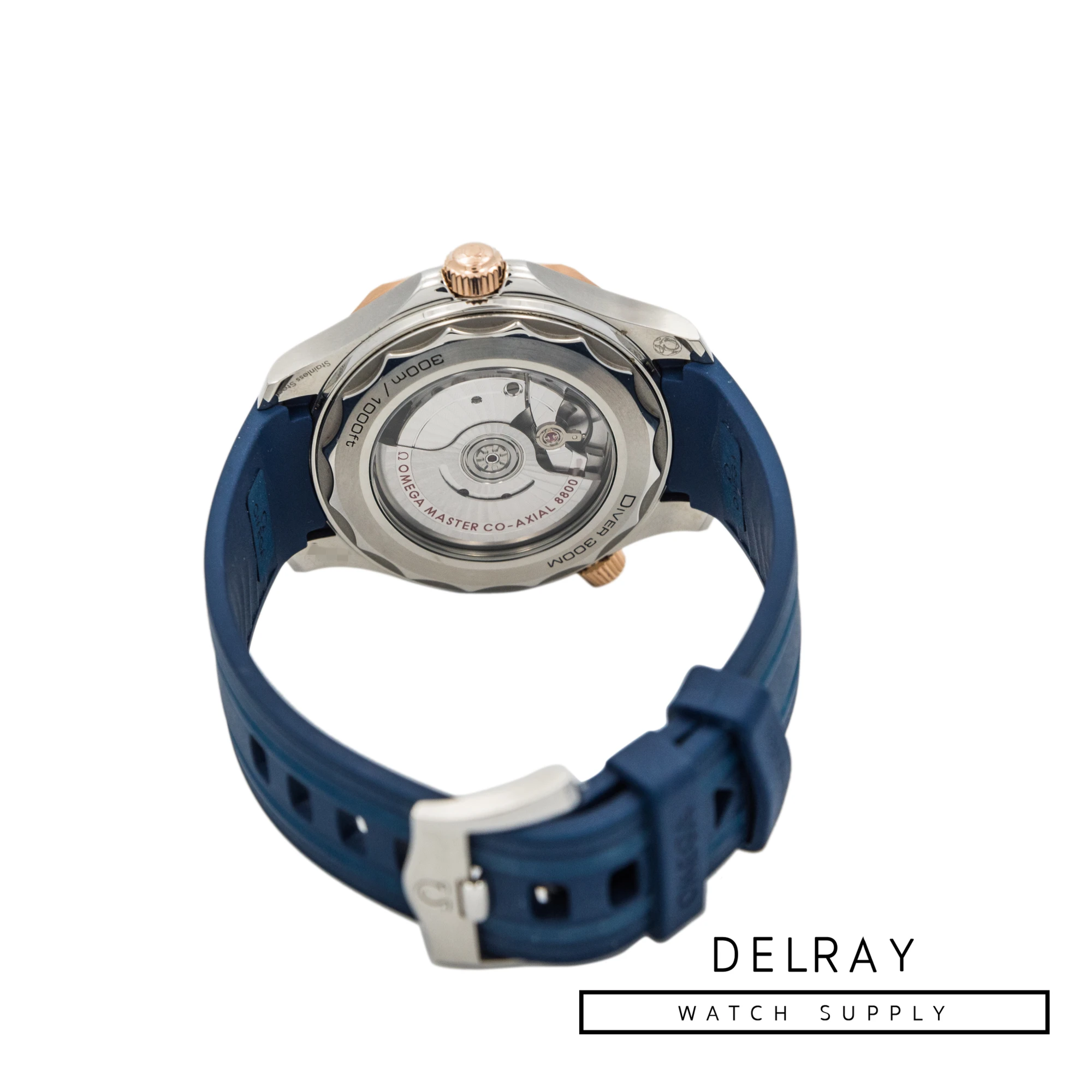 Omega Seamaster Diver 300M Co-Axial Master Chronometer *Blue Dial* *Box and Papers*