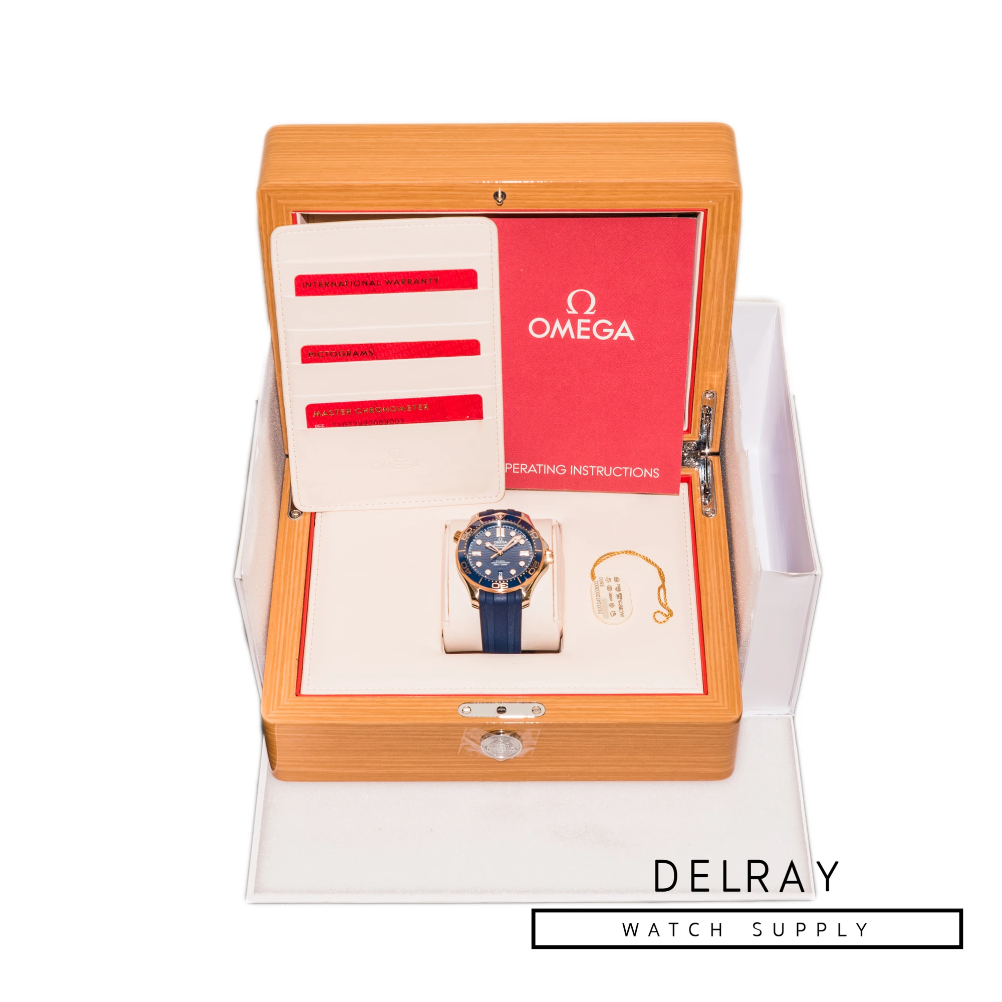 Omega Seamaster Diver 300M Co-Axial Master Chronometer *Blue Dial* *Box and Papers*