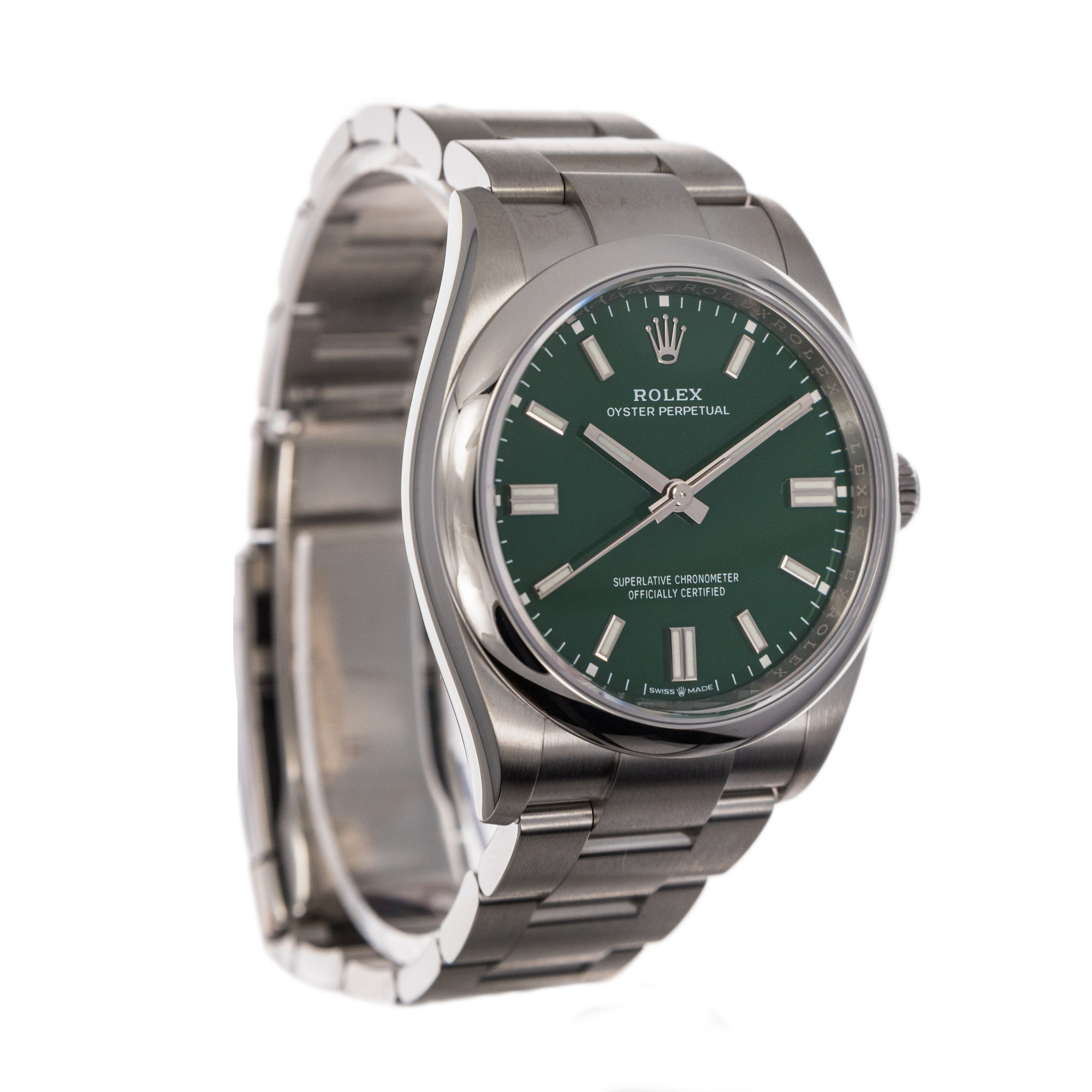 Rolex Oyster Perpetual 36 126000 *UNWORN* *Green Dial*