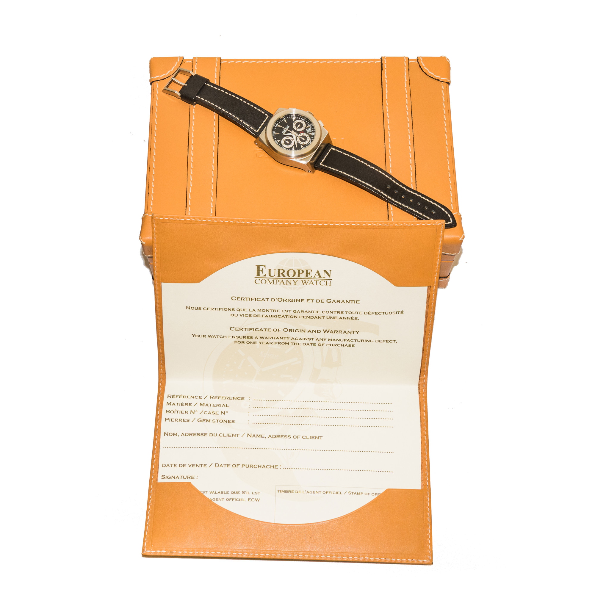 European Company Watch Panhard Chronograph F16 *Store Display*