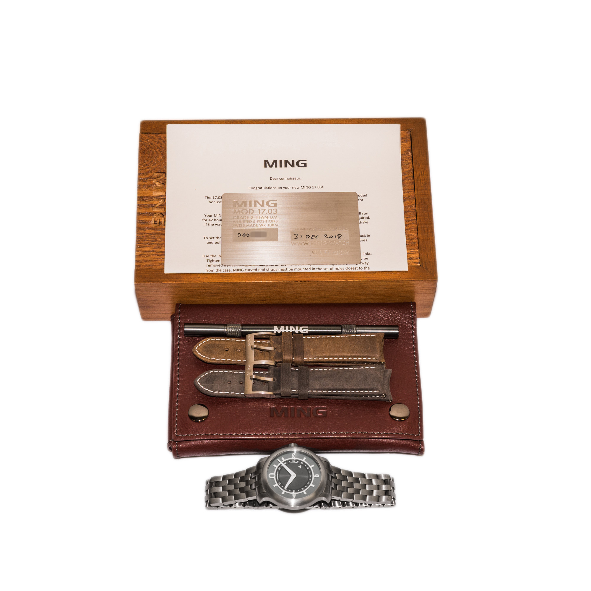 Ming 17.03 GMT *Box and Papers*