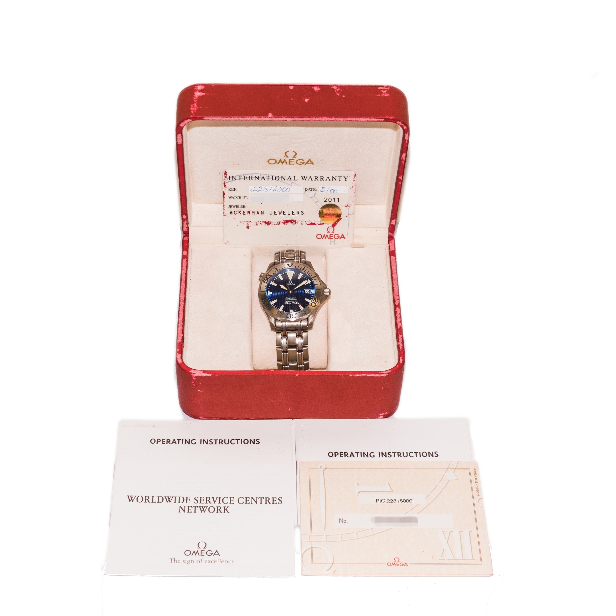 Omega Seamaster 300 M Chronometer 2231.80 *Blue Dial*