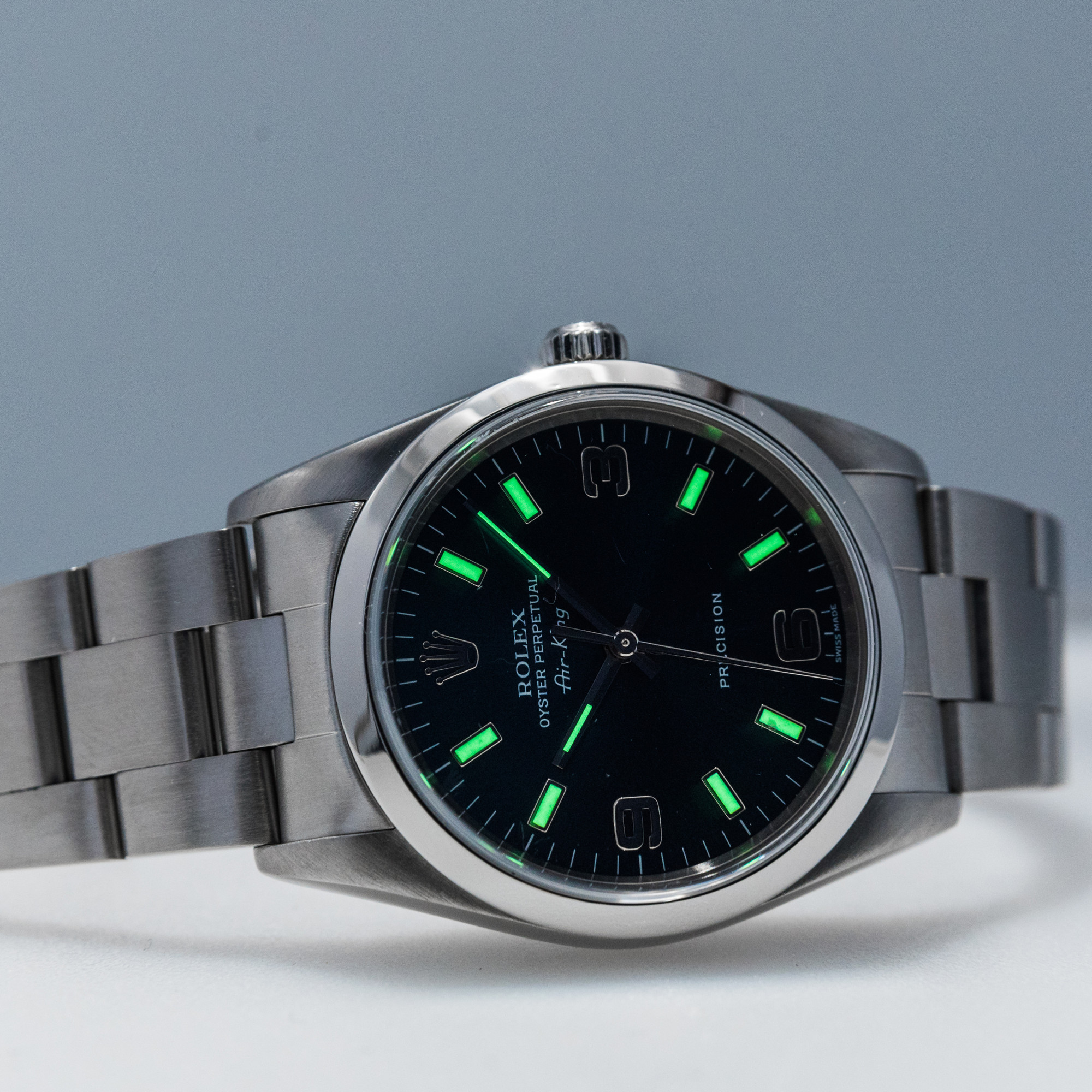 Rolex Air-King 14000M *Blue 'Explorer' Dial*