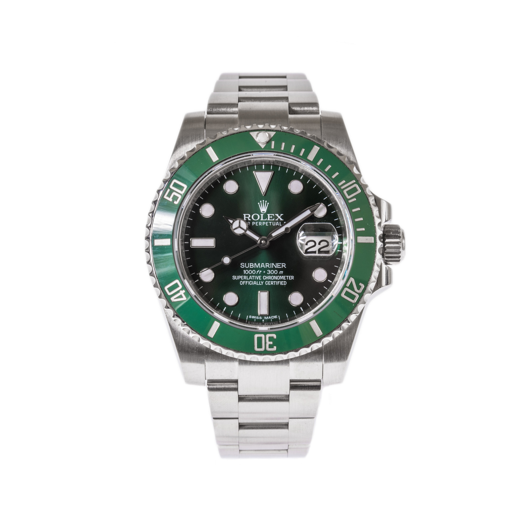 Rolex Submariner Date 116610LV *Hulk* *WIRE ONLY*