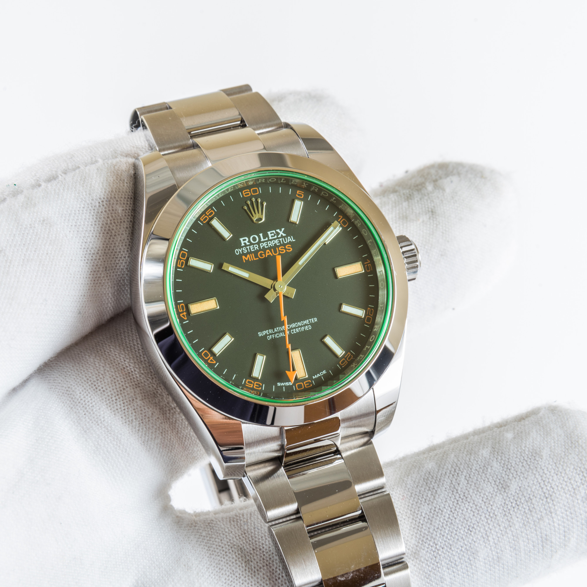 Rolex Milgauss, Ref. 116400GV  *UNWORN* *2021* *WIRE ONLY*