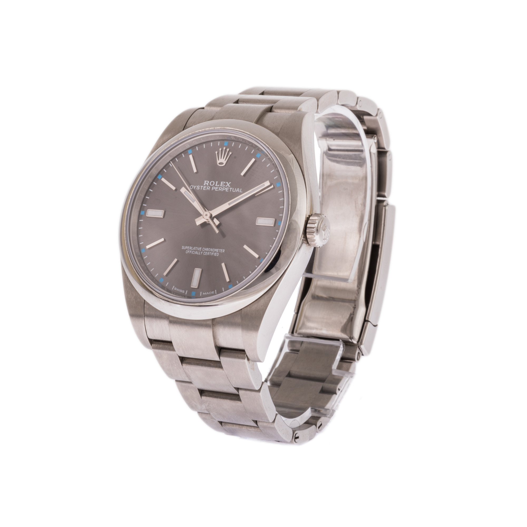 Rolex Oyster Perpetual 39 114300 *Rhodium Dial*